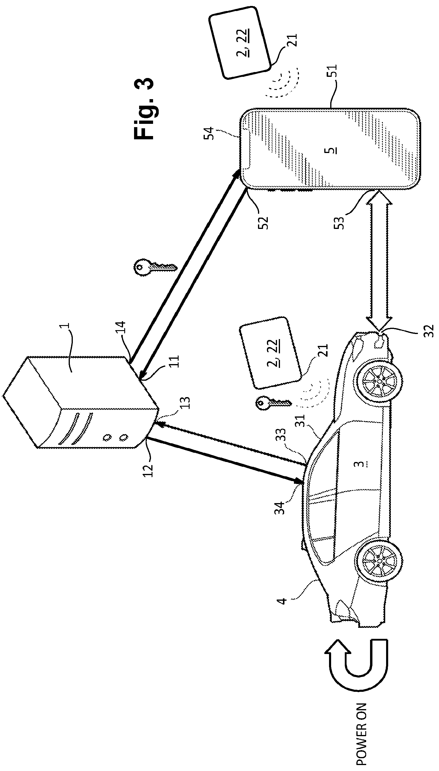 Patent US12591656 Figure 3 – Method for registering digital keys of a vehicle in a virtual wallet, and associated devices