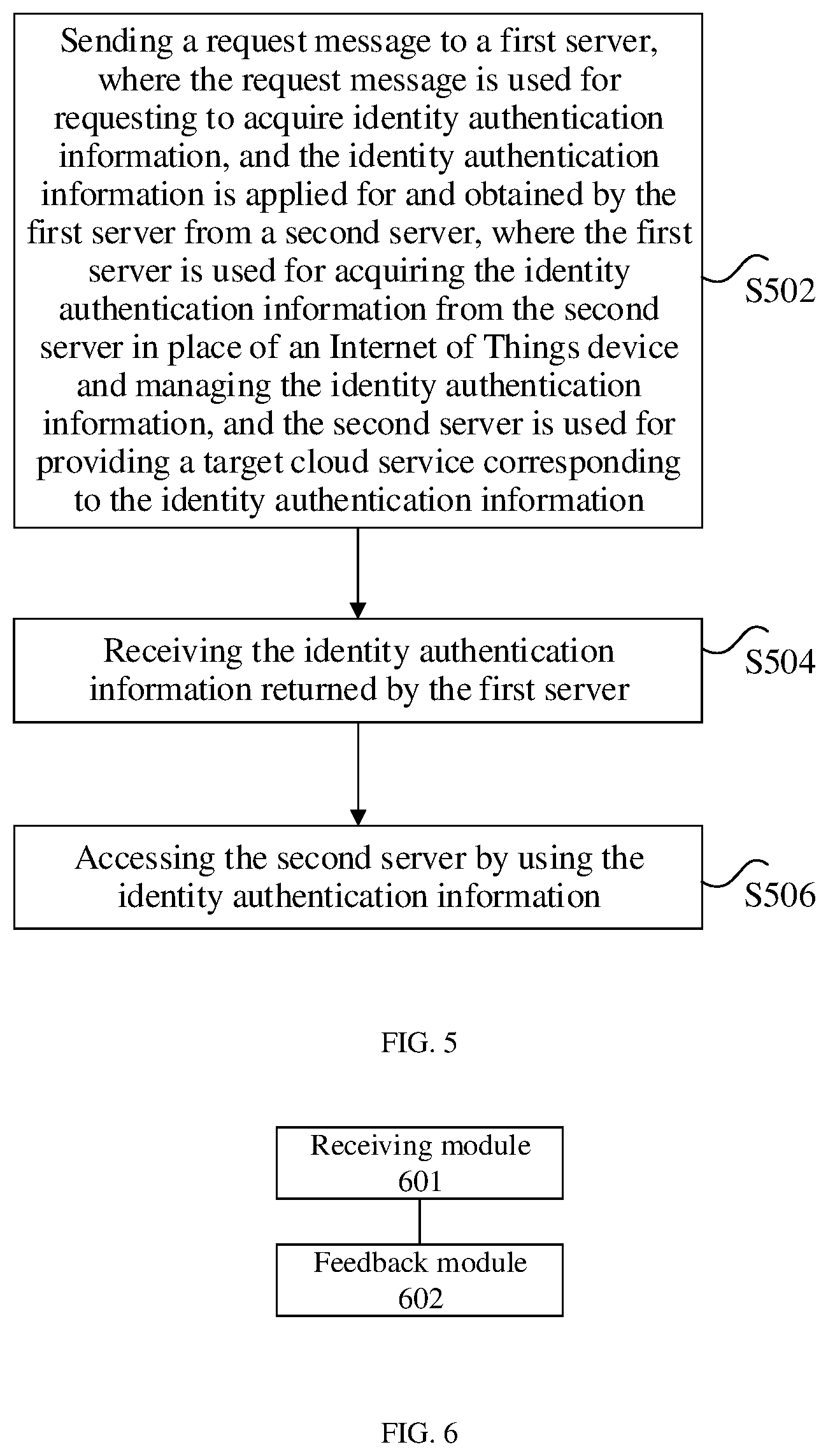 Patent US12591657 Figure 5 – Method for acquiring identity authentication information, apparatus, storage medium and system
