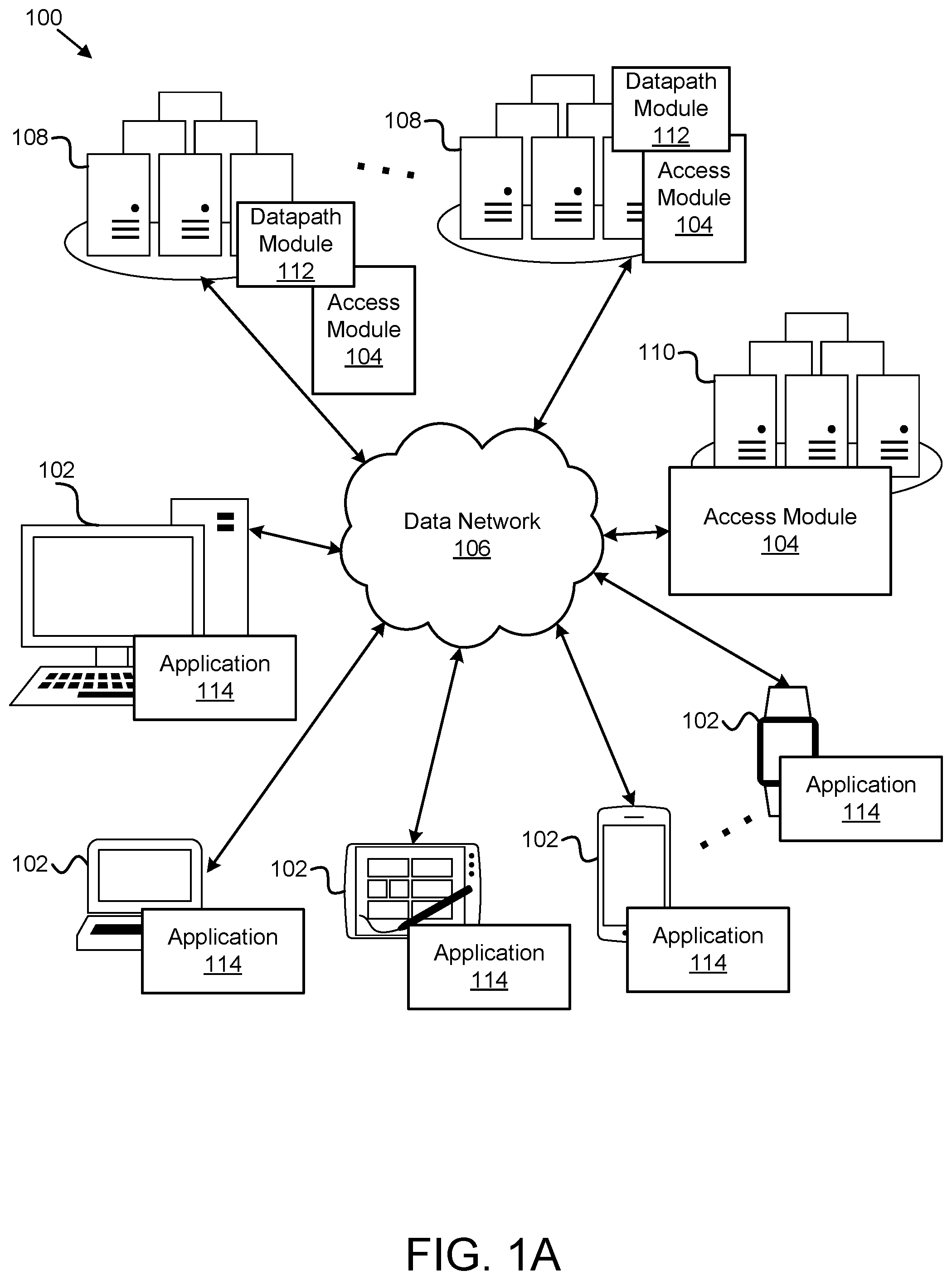 Patent US12591685 Figure 1 – Risk assessment based data access