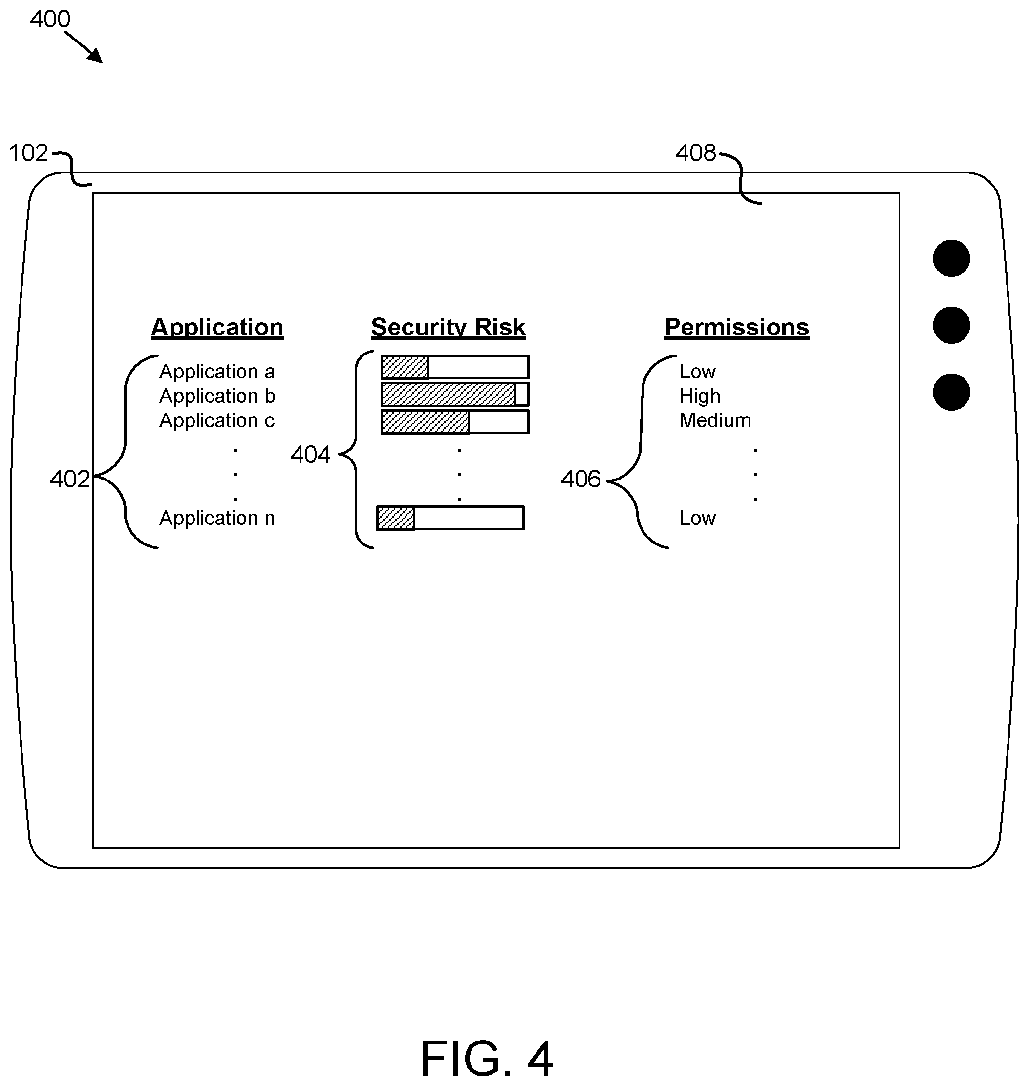 Patent US12591685 Figure 5 – Risk assessment based data access