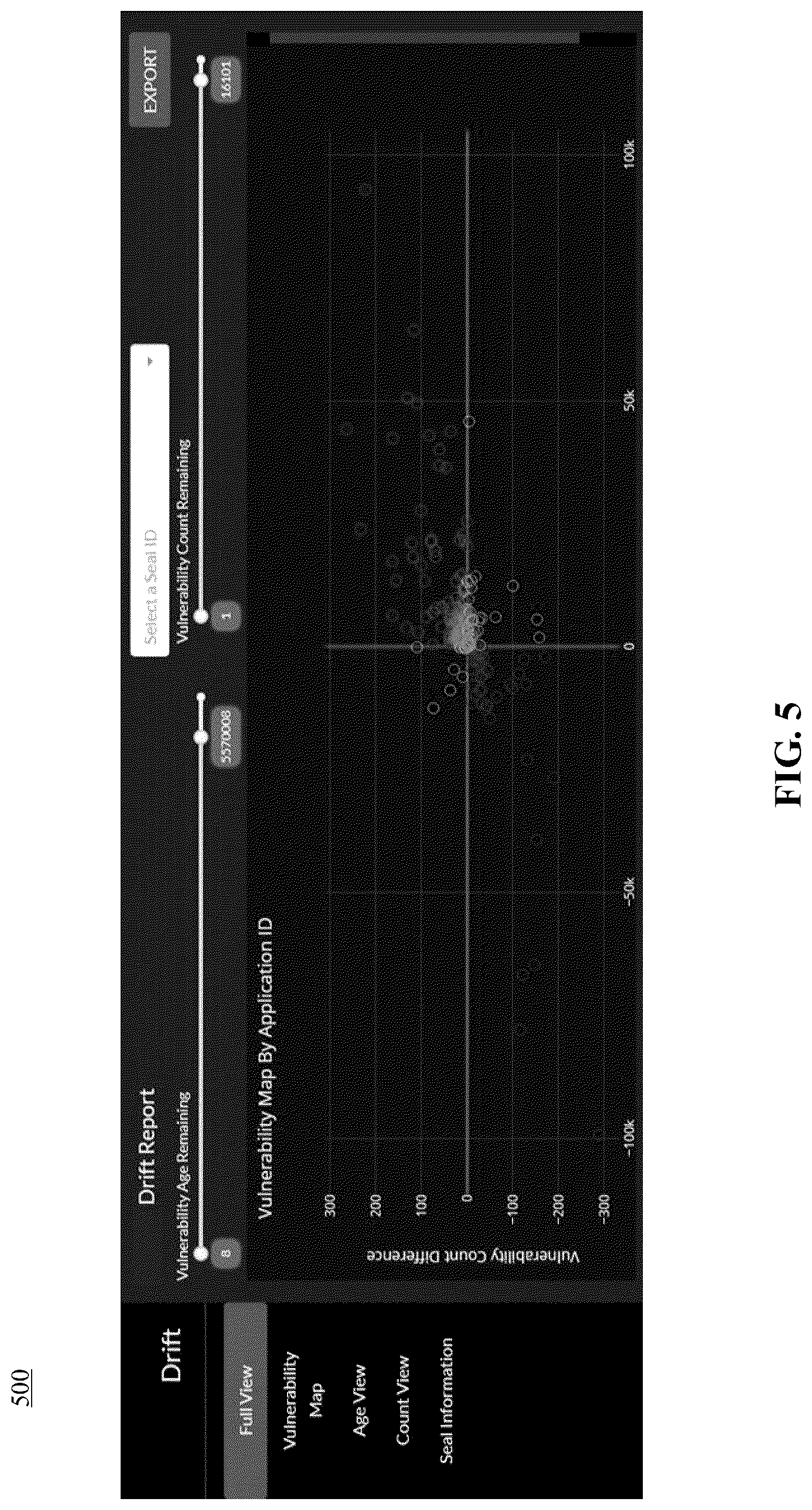Patent US12591687 Figure 5 – Method and system for facilitating application vulnerability drift analytics