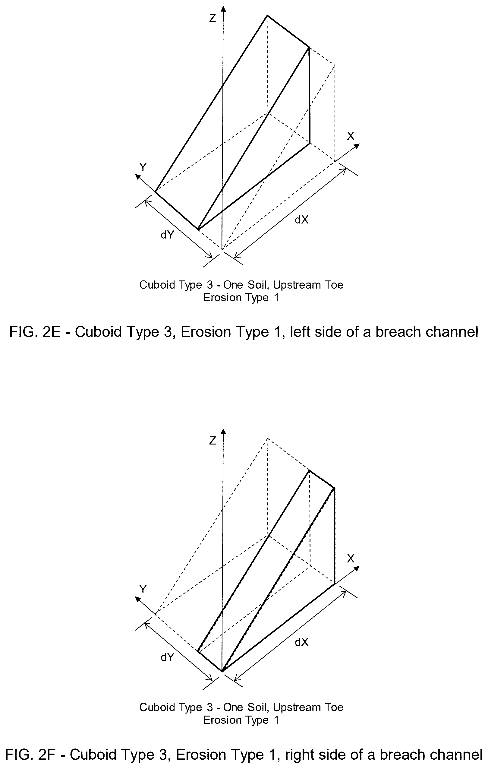 Patent US12591721 Figure 5 – Method and numerical three-dimensional model to simulate dam breach for homogeneous and zoned soil dams