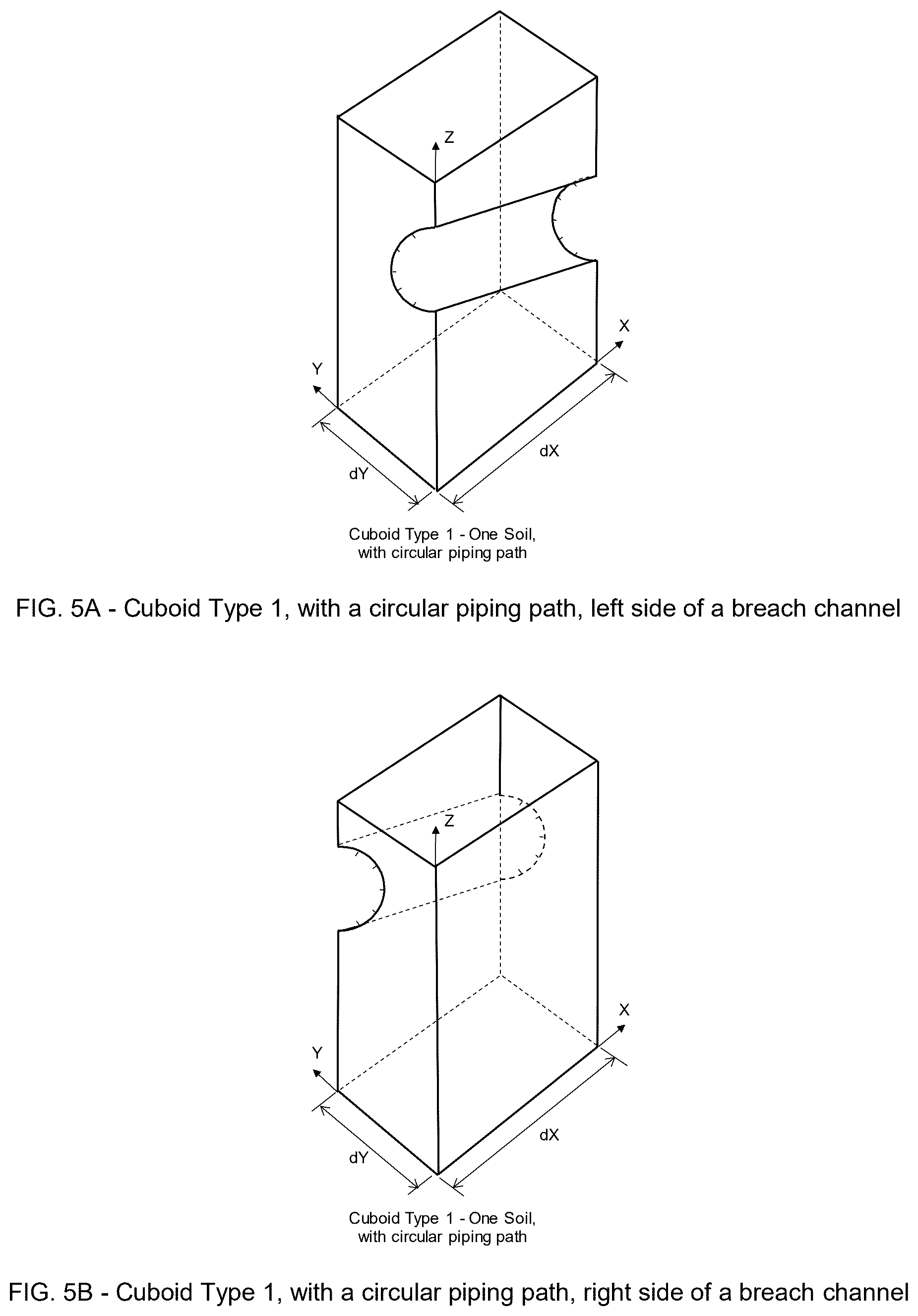 Patent US12591721 Figure 12 – Method and numerical three-dimensional model to simulate dam breach for homogeneous and zoned soil dams