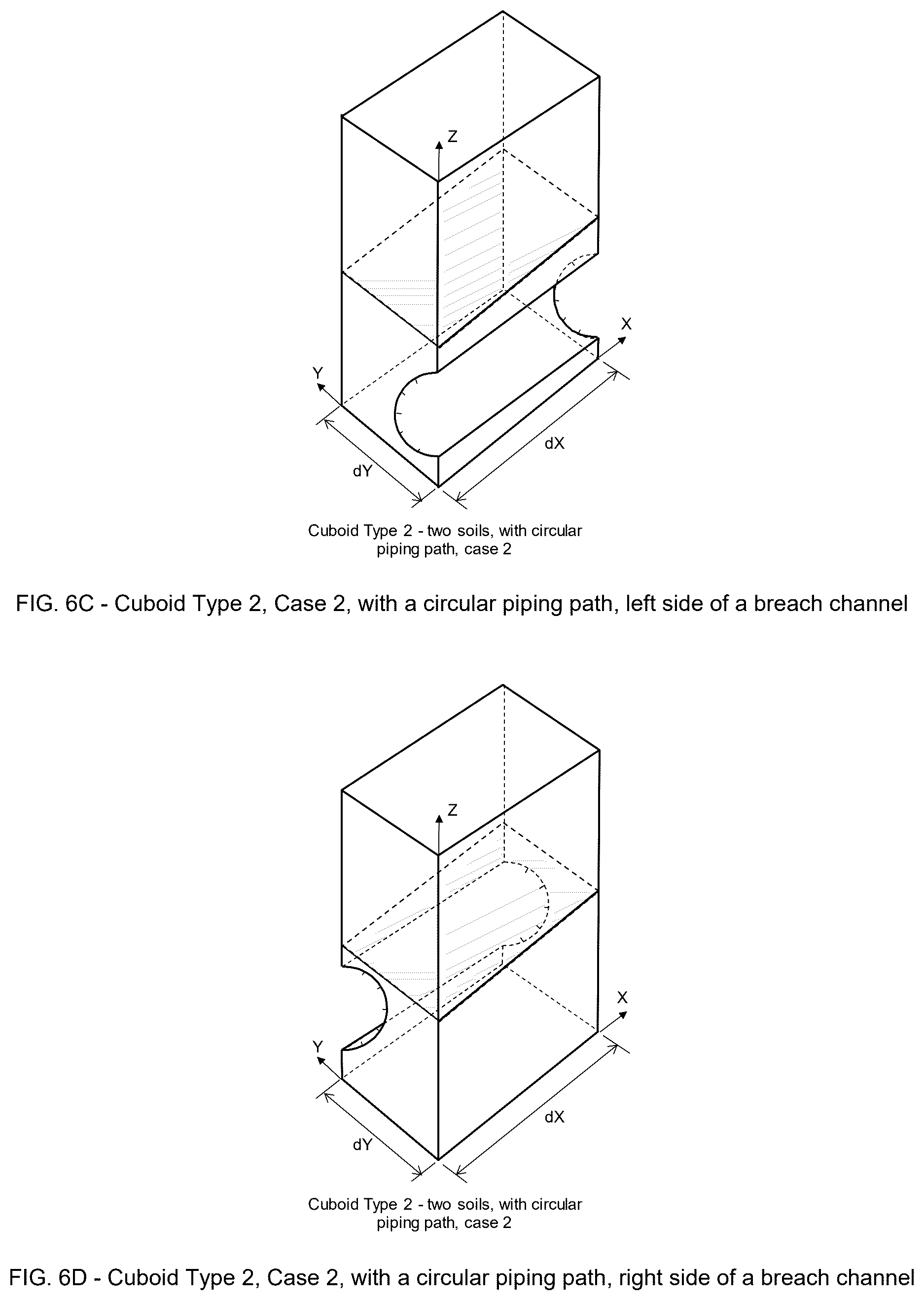 Patent US12591721 Figure 15 – Method and numerical three-dimensional model to simulate dam breach for homogeneous and zoned soil dams