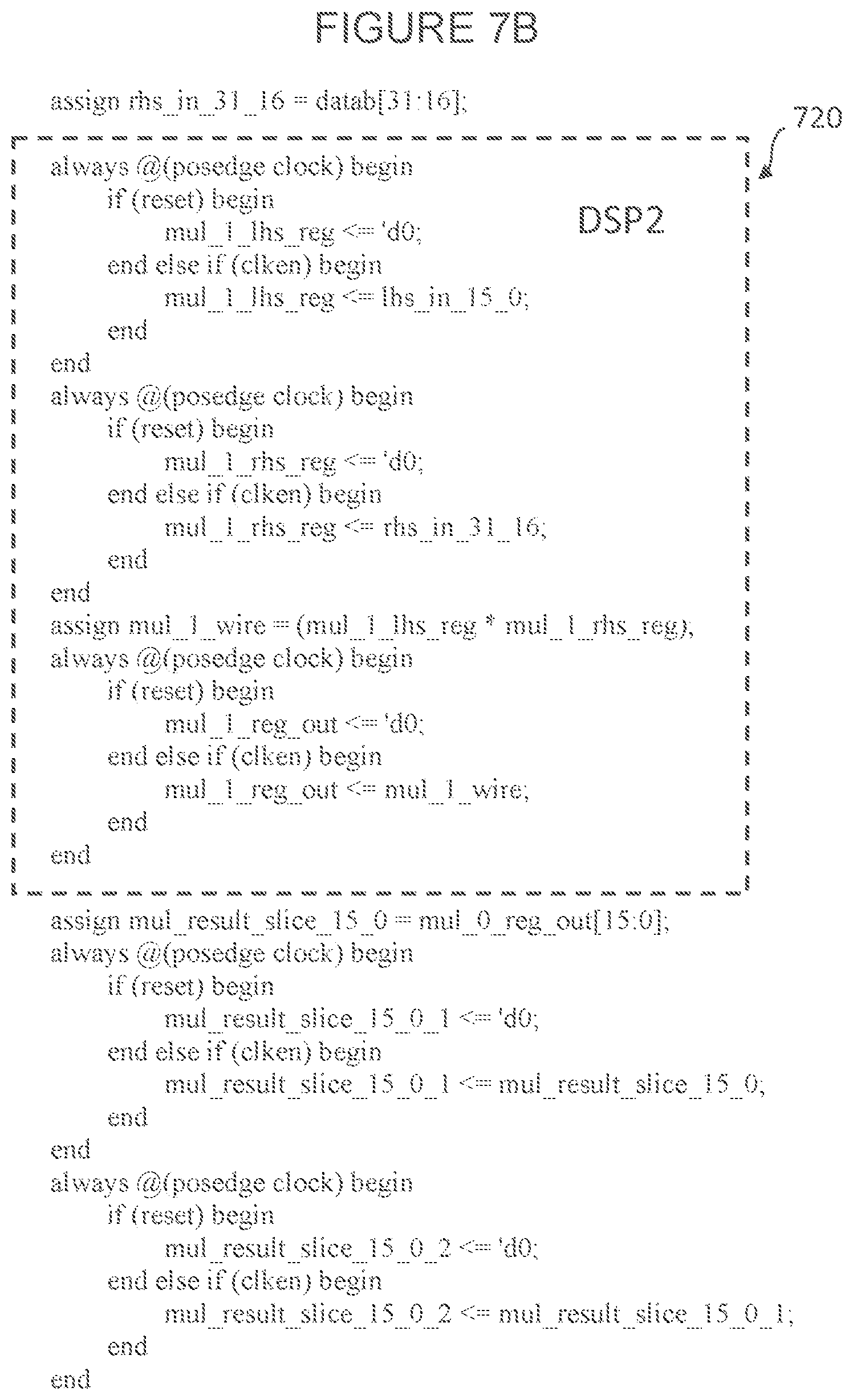 Patent US12591723 Figure 8 – Generating RTL for a circuit using DSP blocks