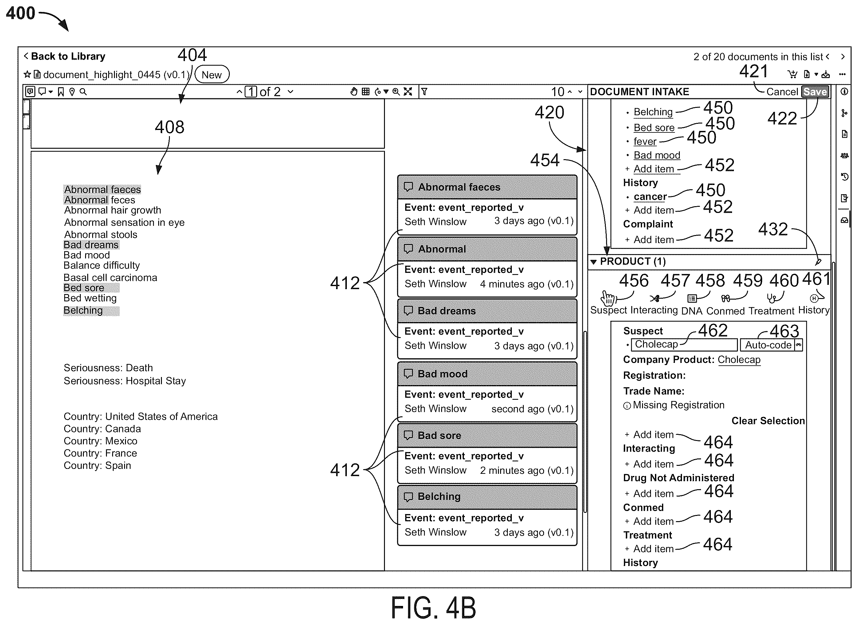 Patent US12591733 Figure 5 – Systems and methods for digitally interpreting a linguistic section of a source file via highlighting on a graphical user interface