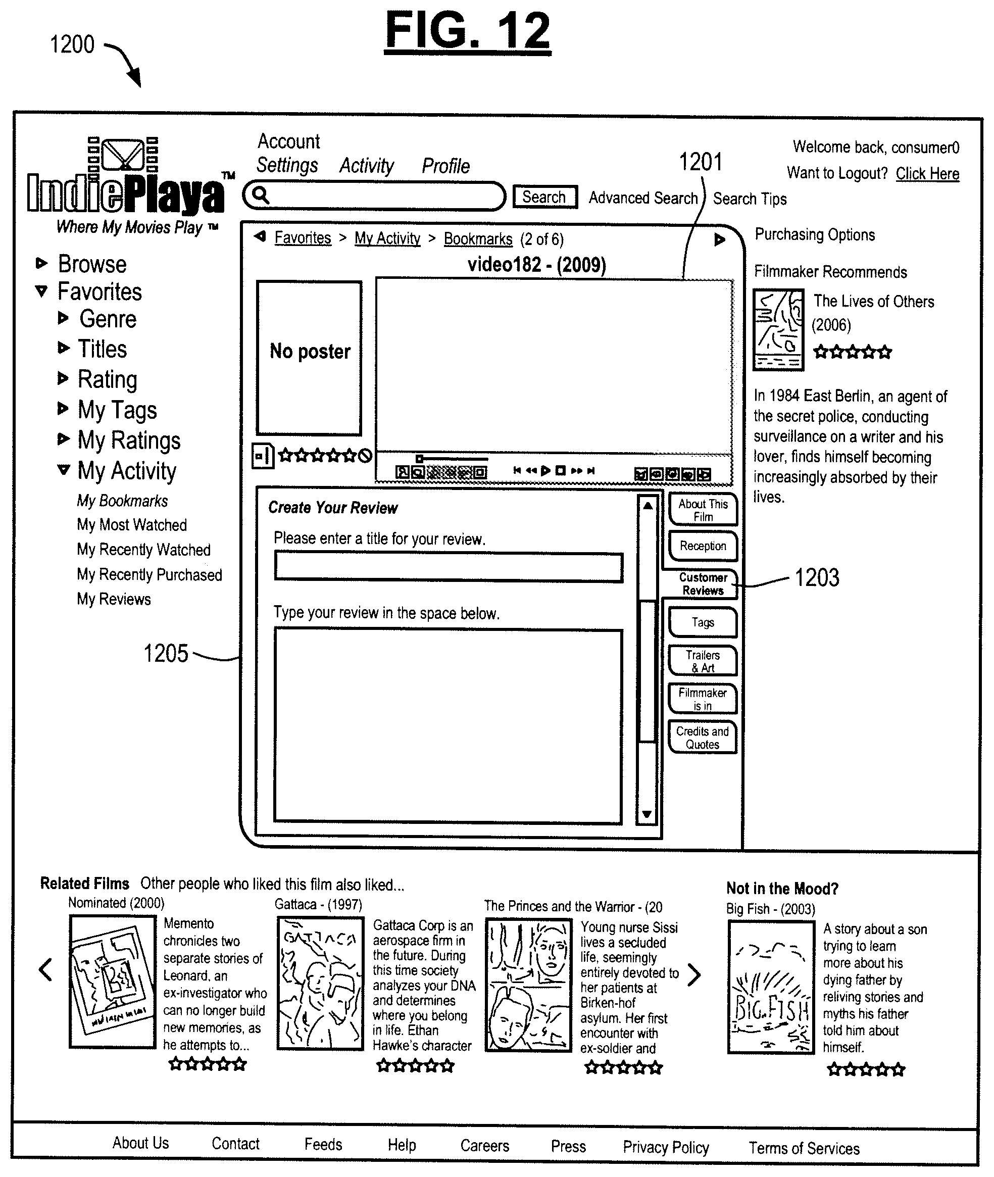 Patent US12591737 Figure 12 – Word offensiveness detection and processing
