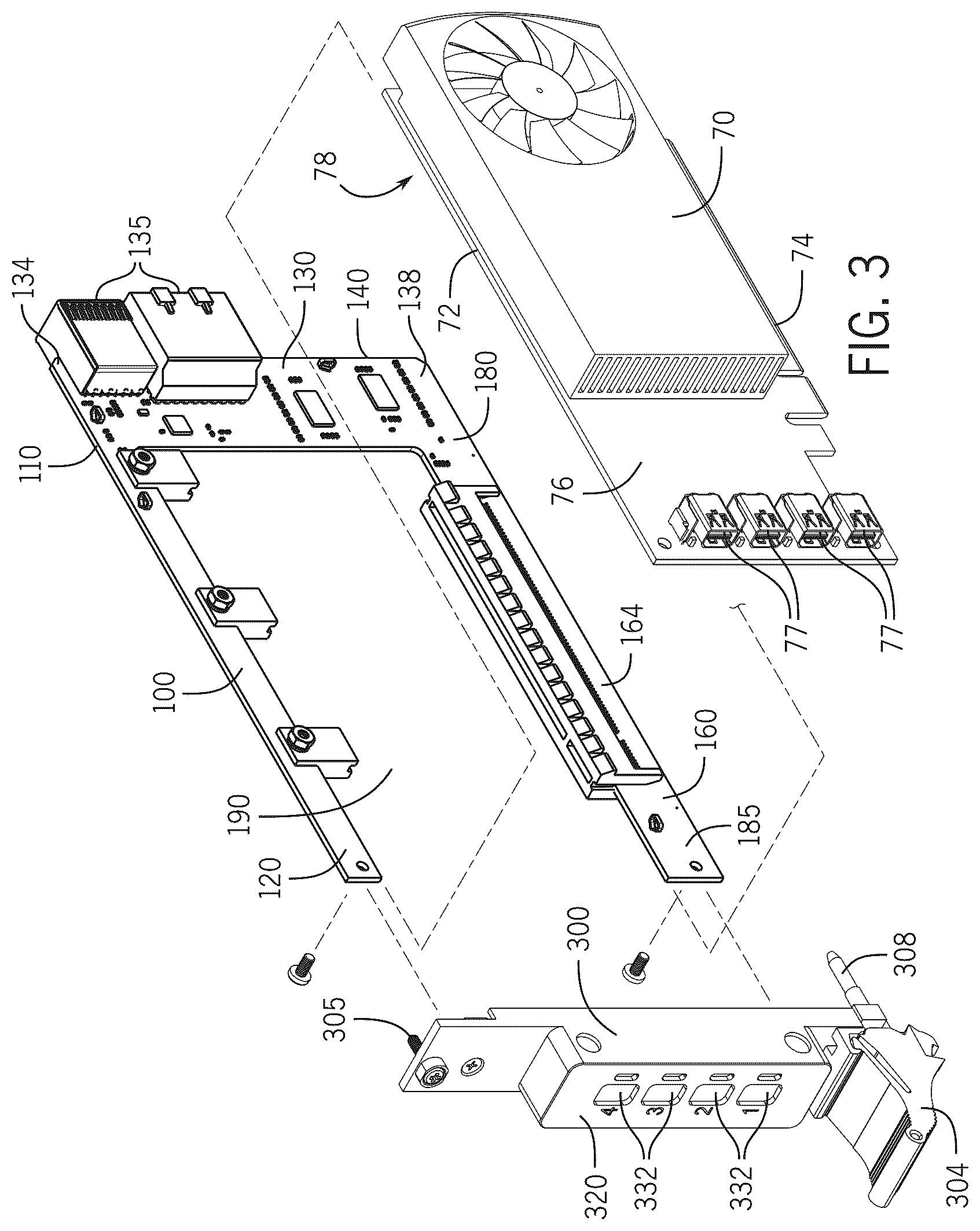 Patent US12591757 Figure 2 – Carrier card with reduced width