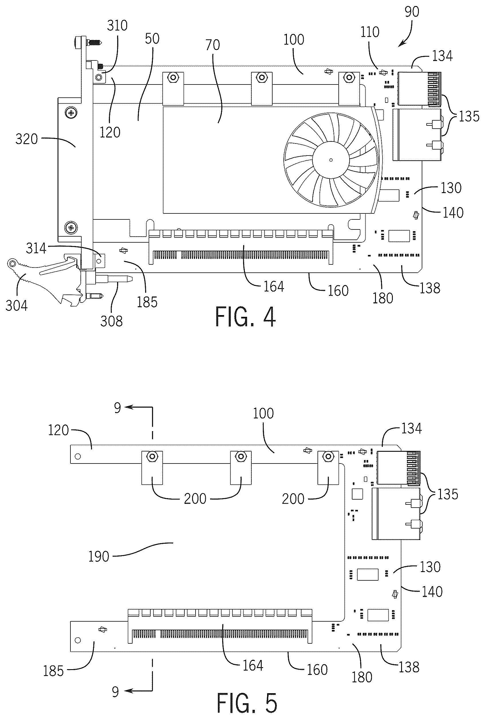 Patent US12591757 Figure 3 – Carrier card with reduced width