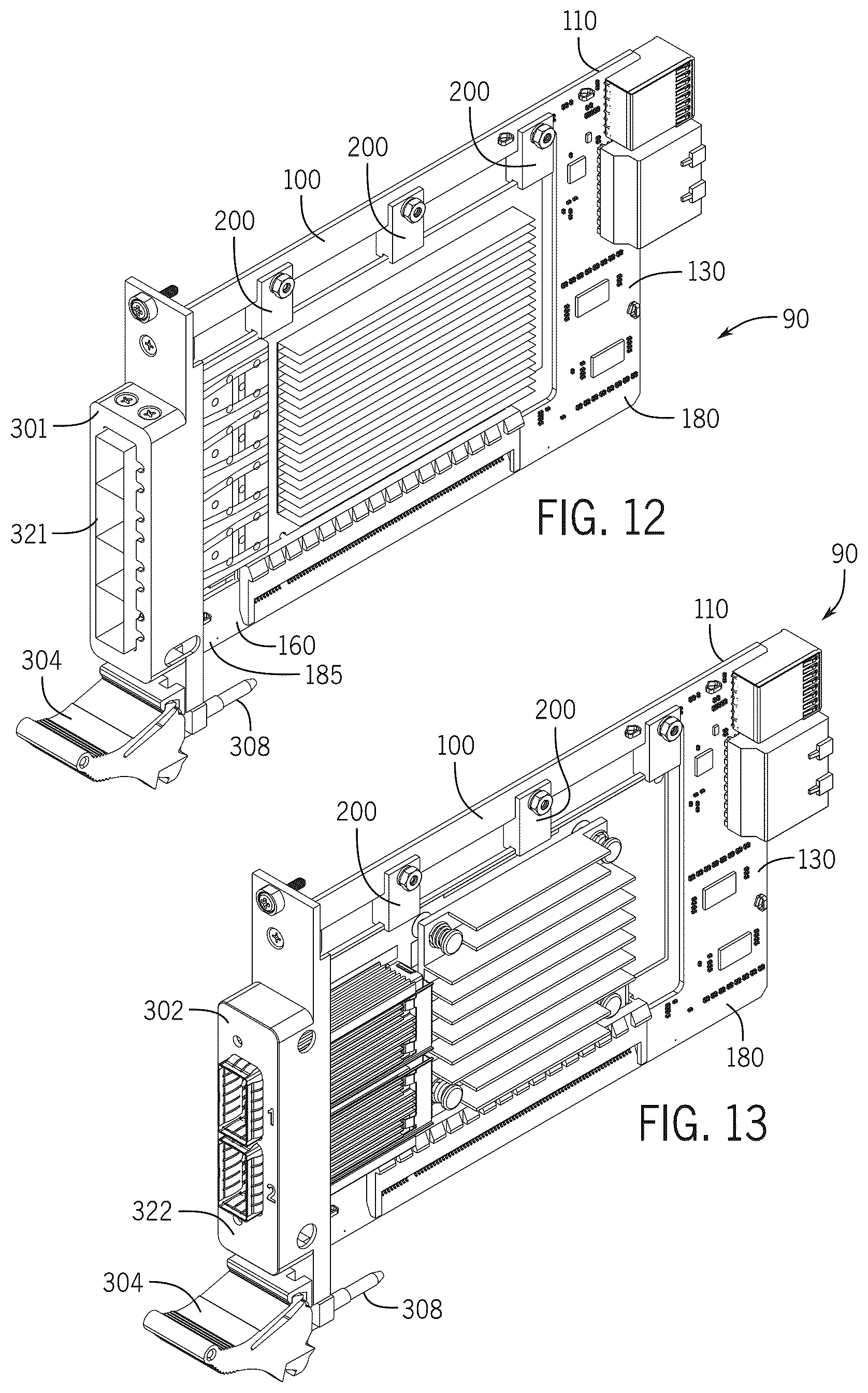 Patent US12591757 Figure 6 – Carrier card with reduced width