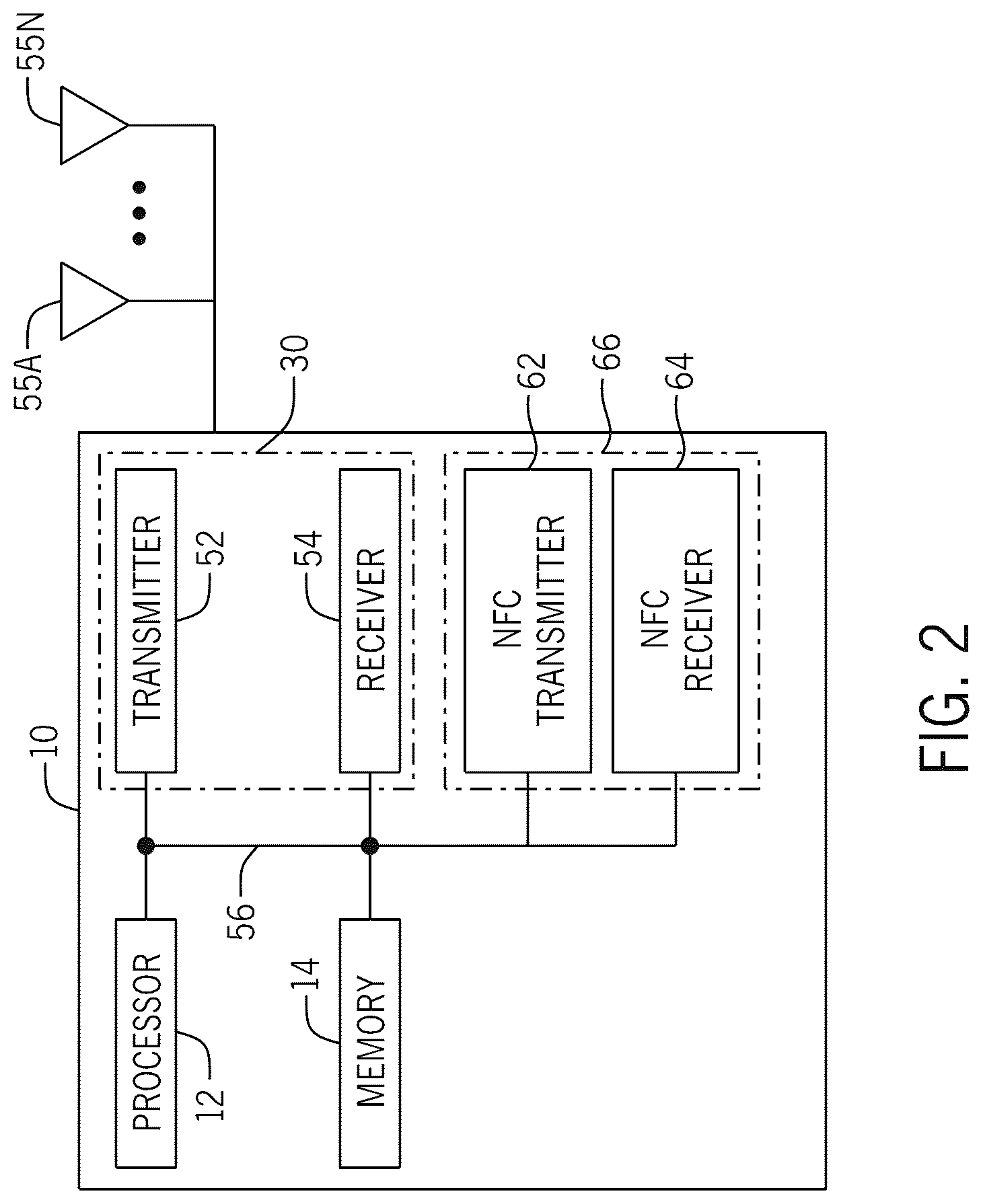 Patent US12591758 Figure 2 – Systems and methods for extending near-field communication operating volume