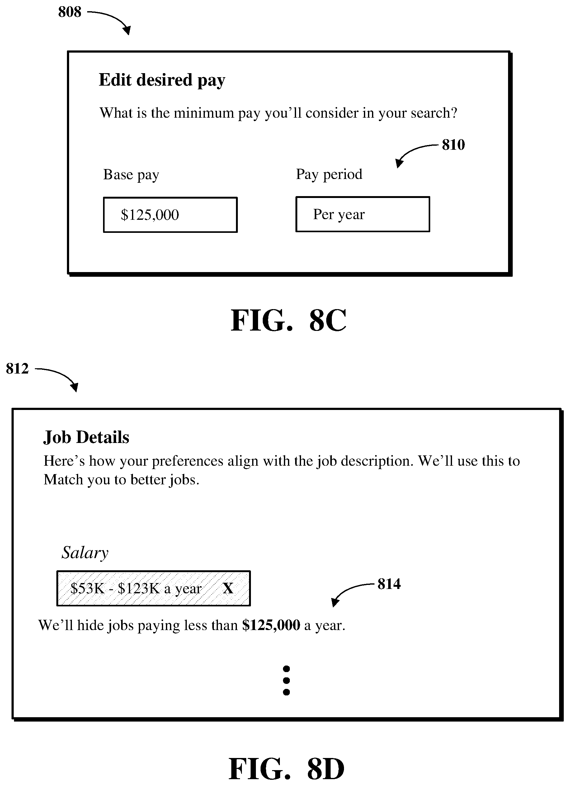 Patent US12591824 Figure 10 – Machine learning-driven user profile updates for job matching