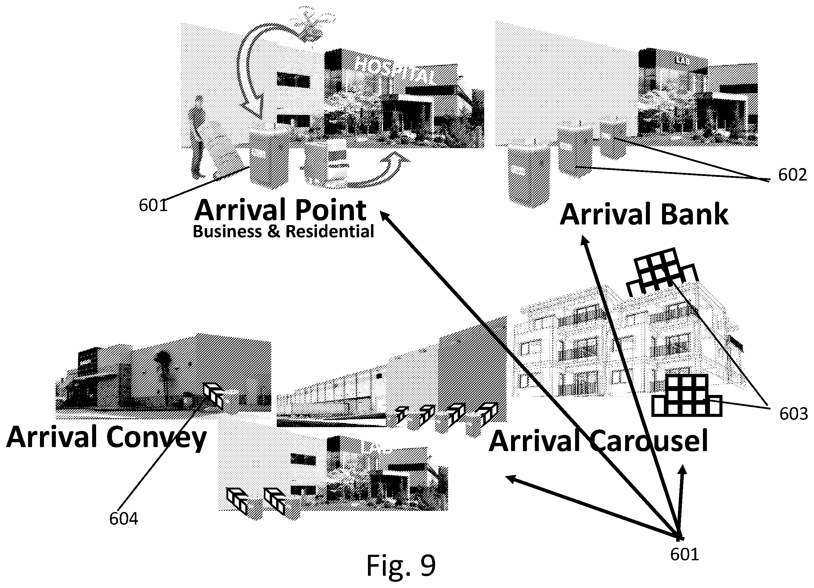 Patent US12591840 Figure 11 – Device and system for an autonomous mobile robot, drone, and/or courier to deliver, hold, protect, and return parcels for multi-users in both residential and commercial applications