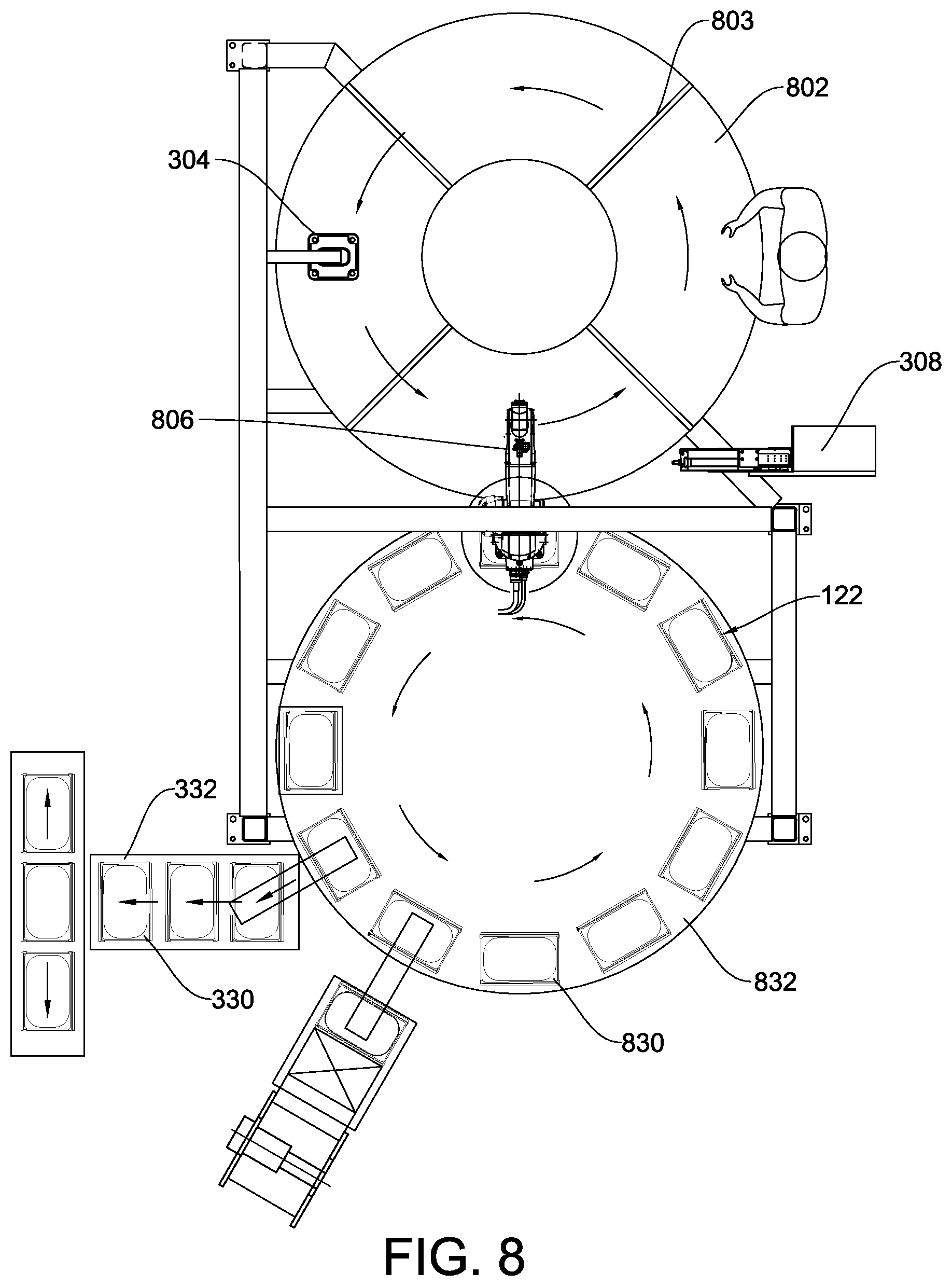 Patent US12591849 Figure 8 – Methods and systems for unit of use product inventory