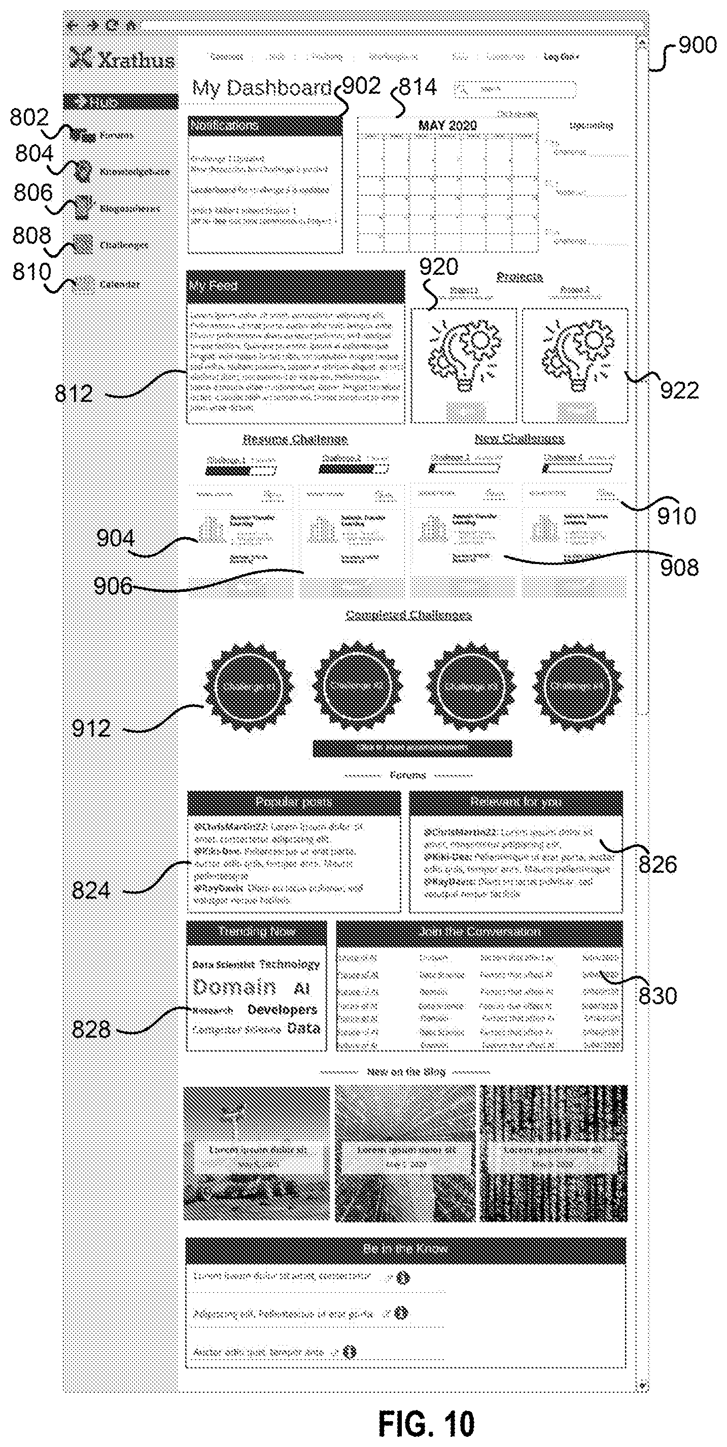 Patent US12591852 Figure 14 – Systems and methods for collaboration communities platform