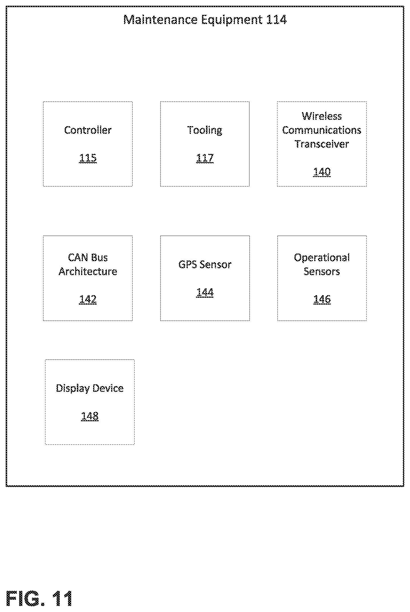 Patent US12591858 Figure 11 – Turf maintenance system and methods