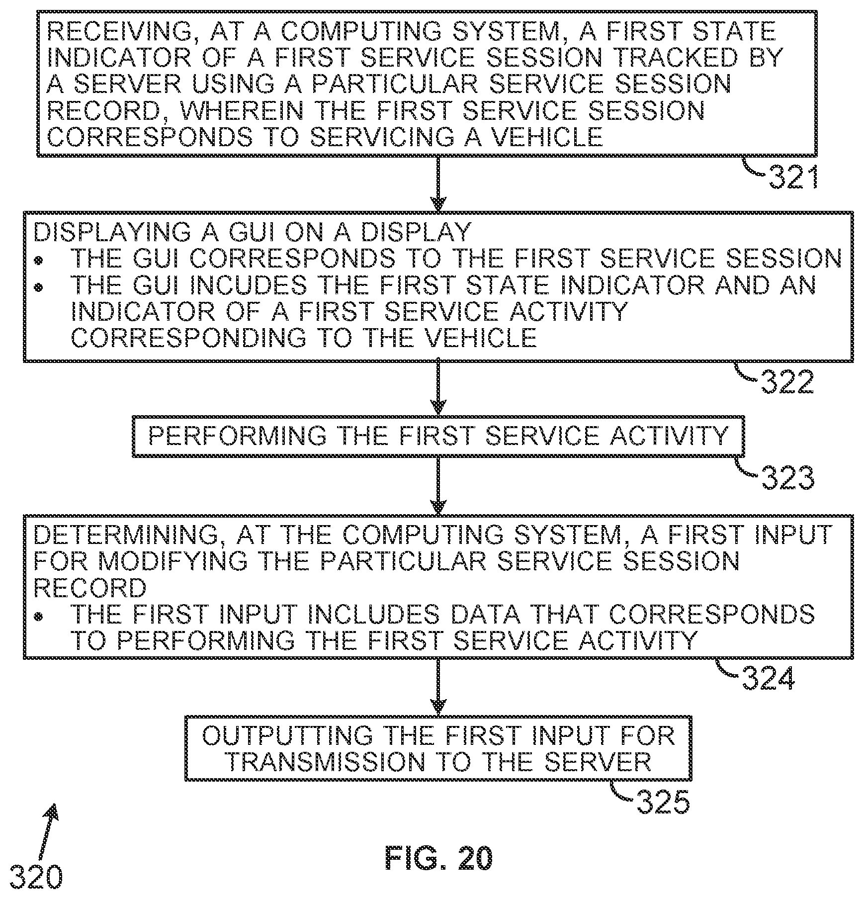 Patent US12591859 Figure 18 – Method and system for vehicle service session
