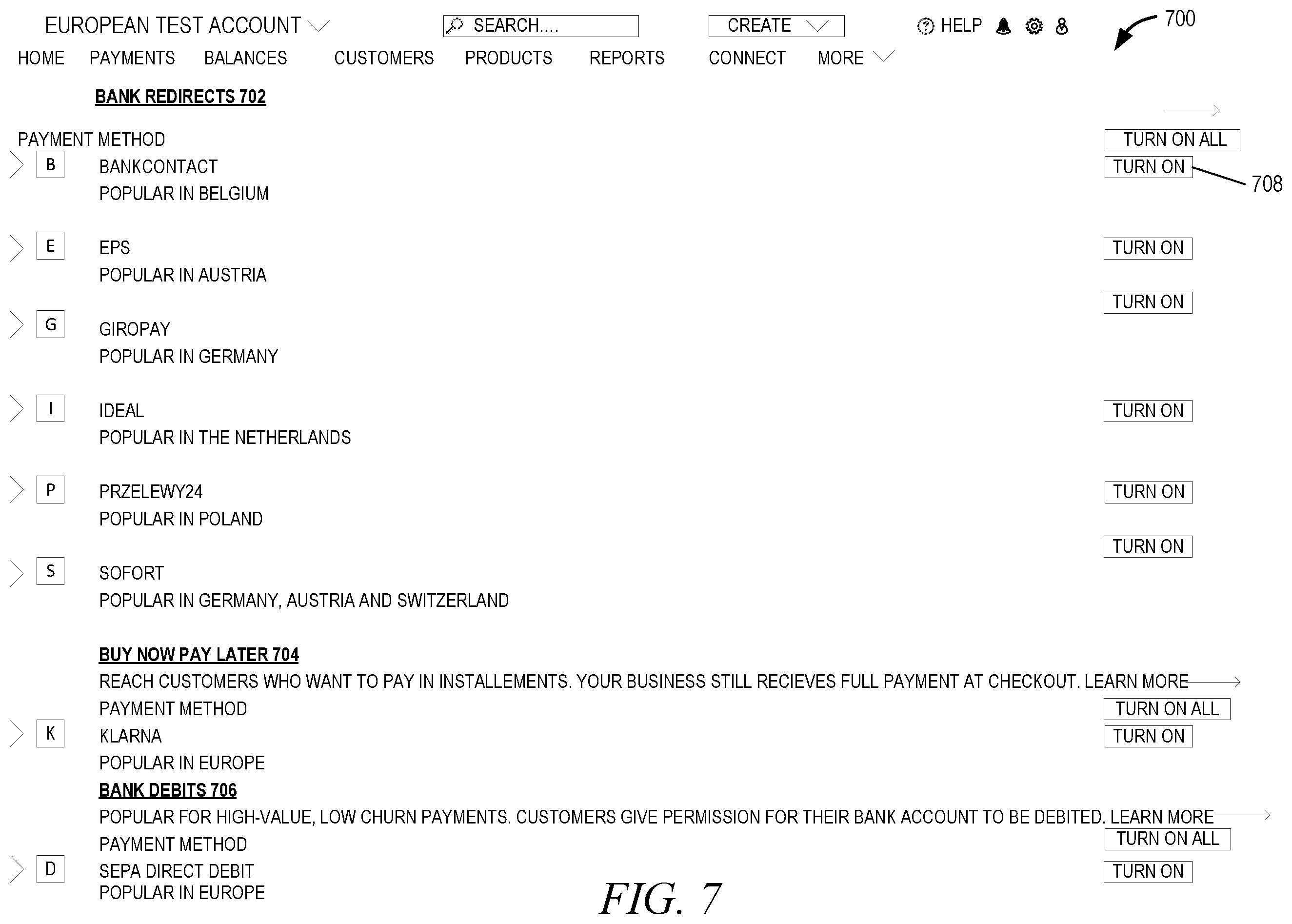 Patent US12591871 Figure 7 – Universal payment intent