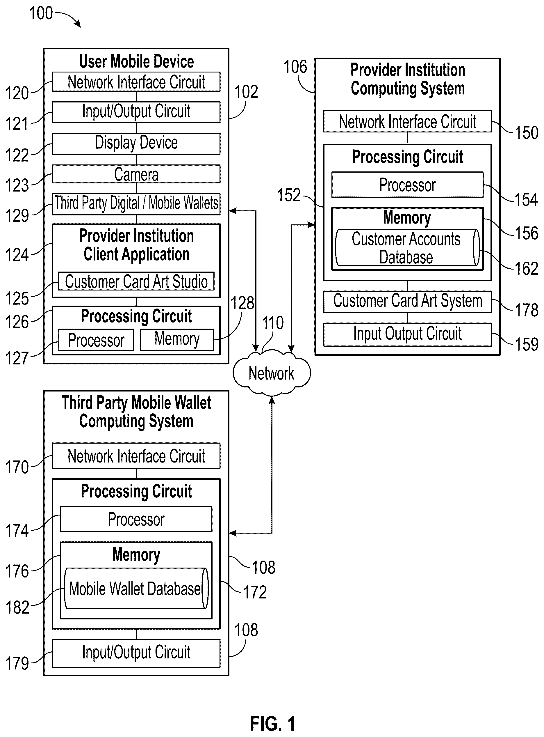 Patent US12591878 Figure 1 – Systems and methods for enabling customized digital objects in multiple environments