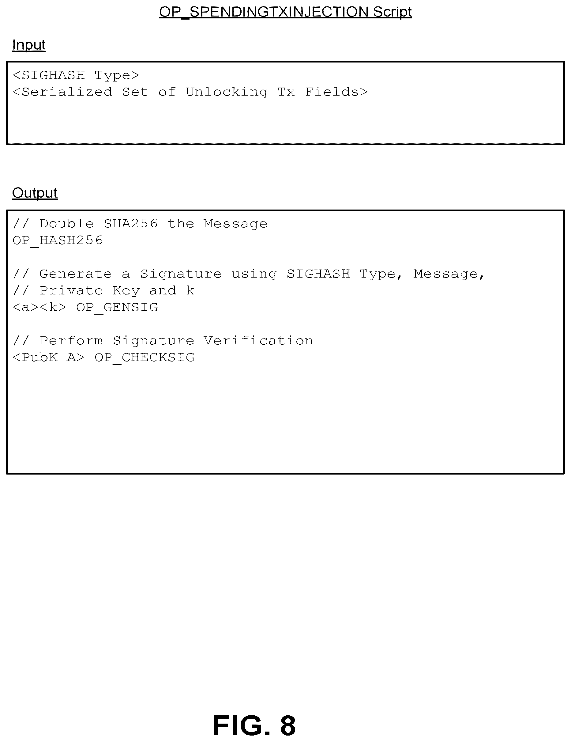 Patent US12591890 Figure 8 – Concurrent state machine processing using a blockchain