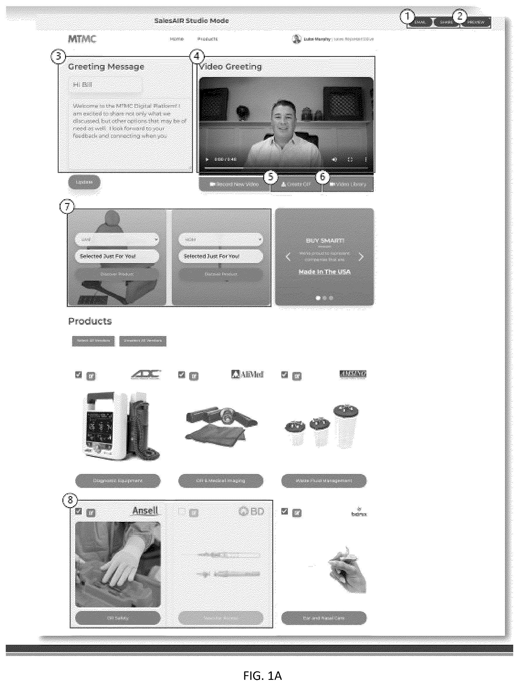 Patent US12591910 Figure 2 – Digital sales experience platform
