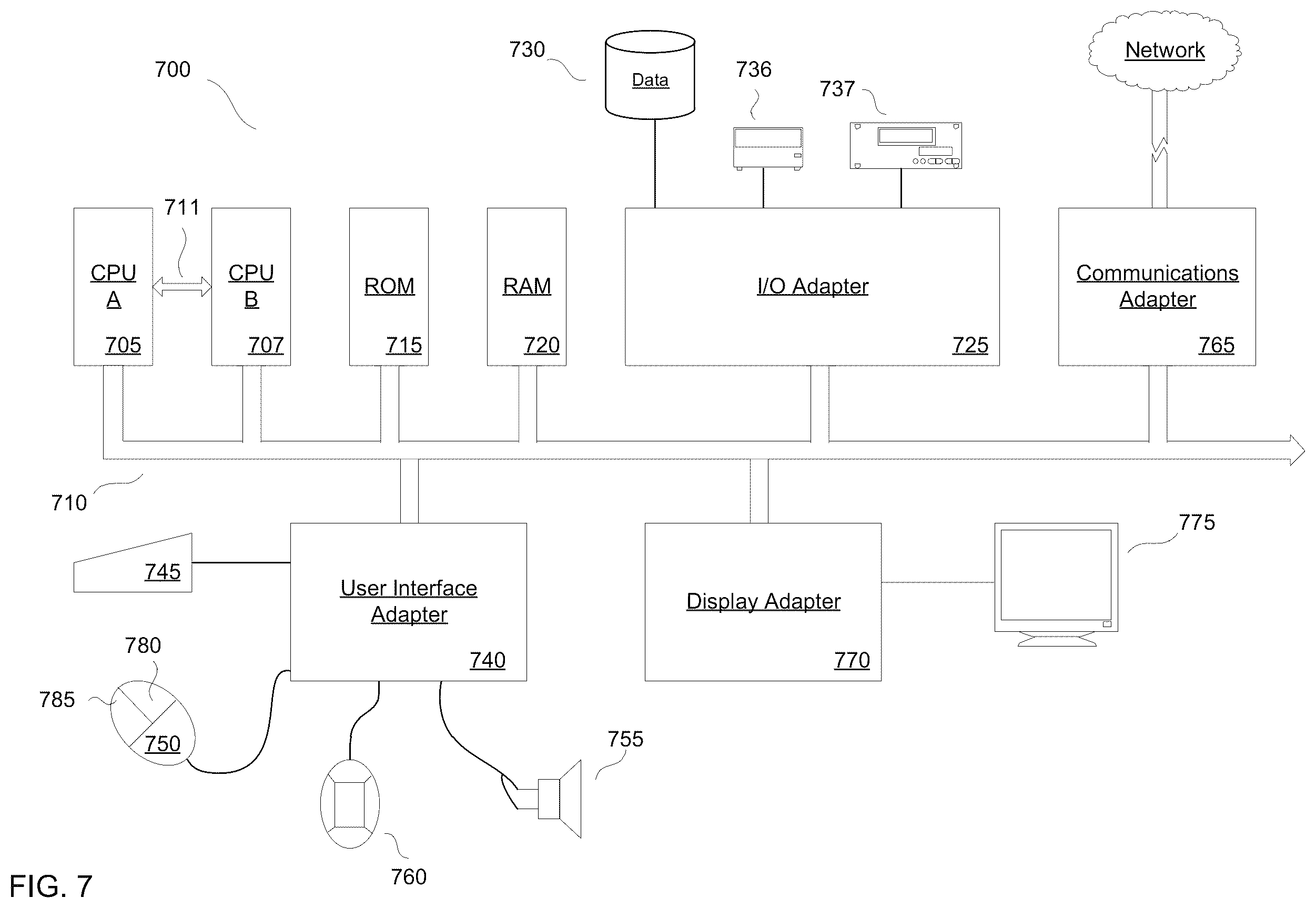 Patent US12591912 Figure 7 – Exclusive delivery of content within geographic areas