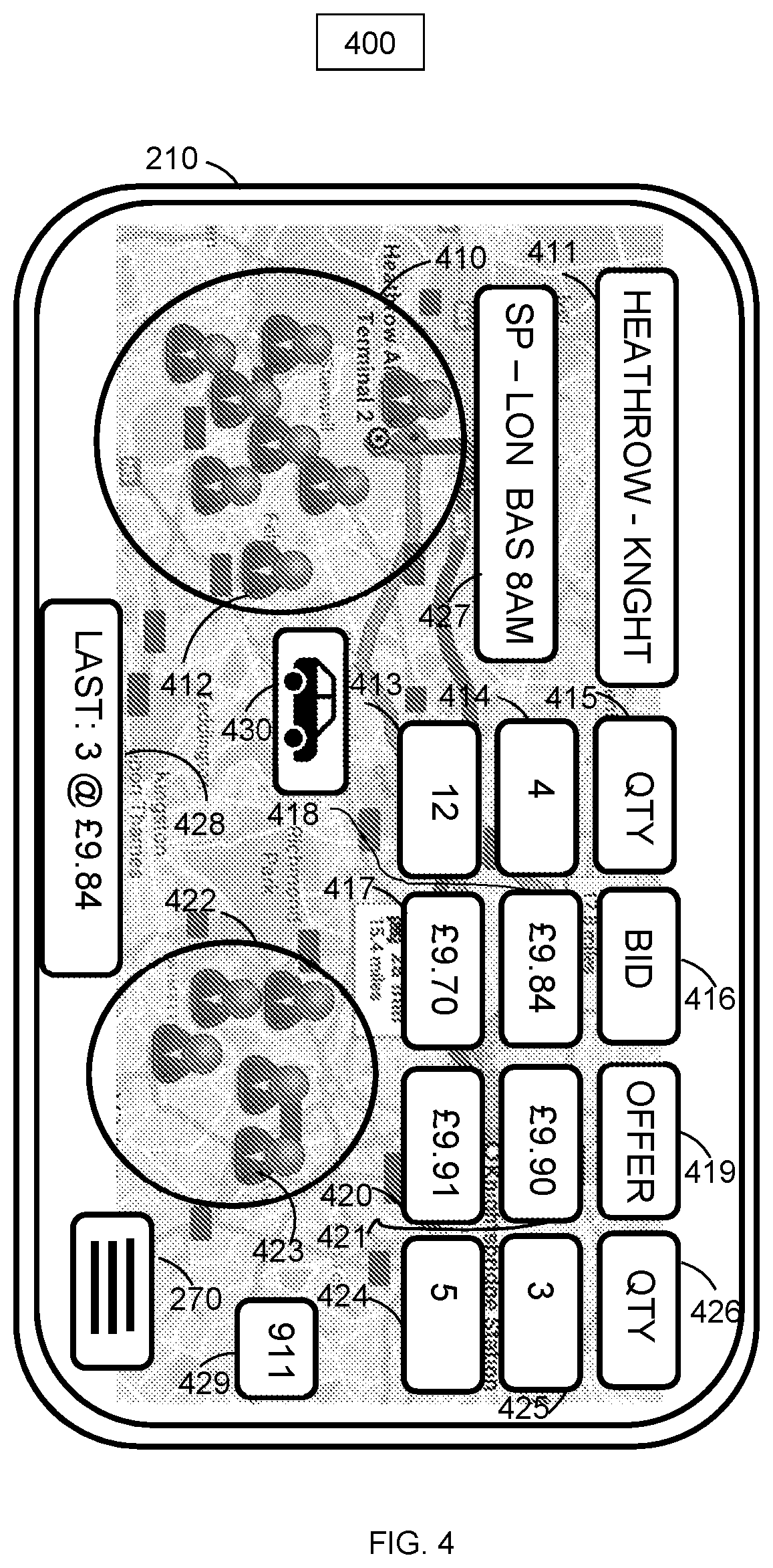 Patent US12591926 Figure 4 – Method and system for determining financial swap payment structure for one or more virtual transportation capacity units