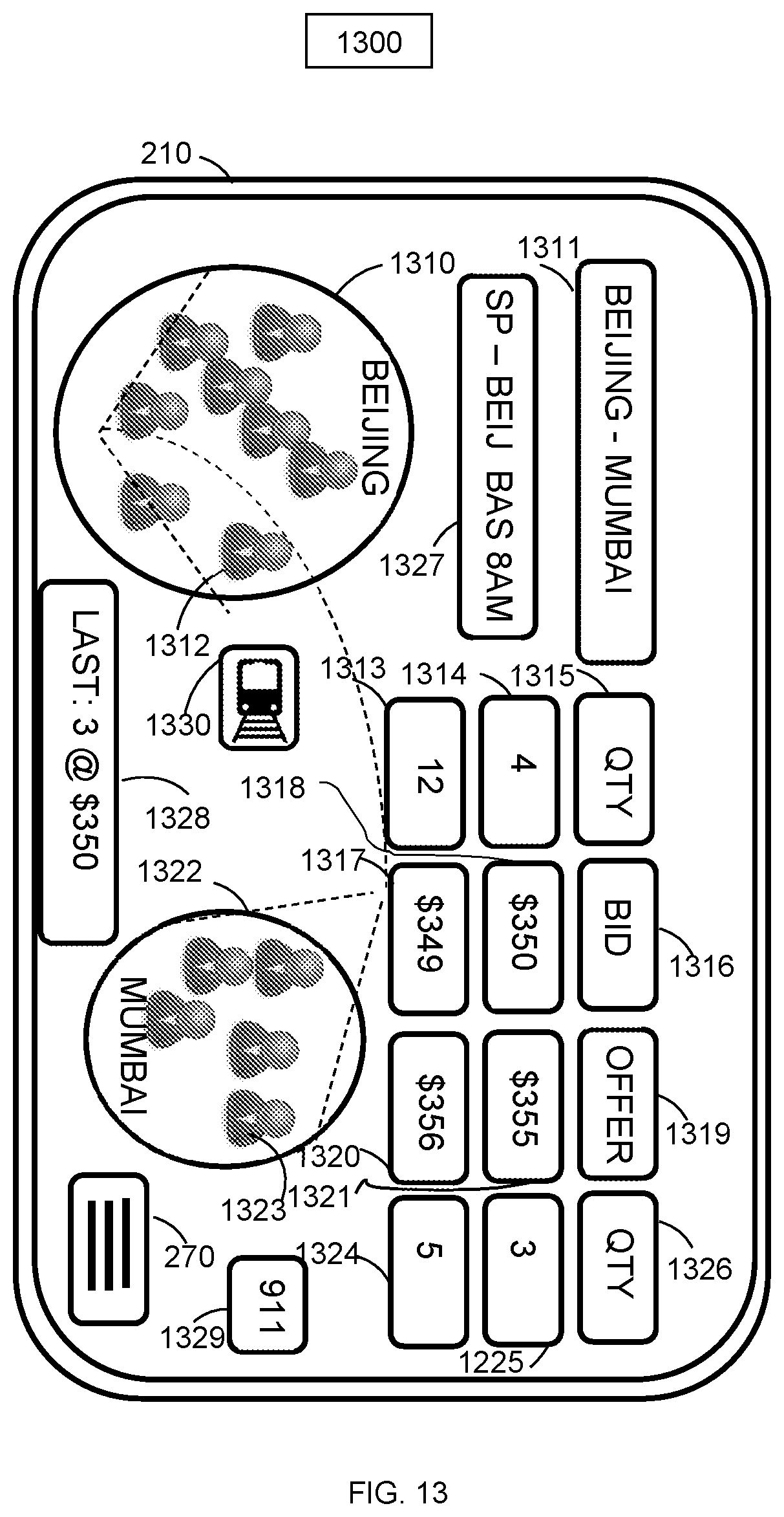 Patent US12591926 Figure 13 – Method and system for determining financial swap payment structure for one or more virtual transportation capacity units