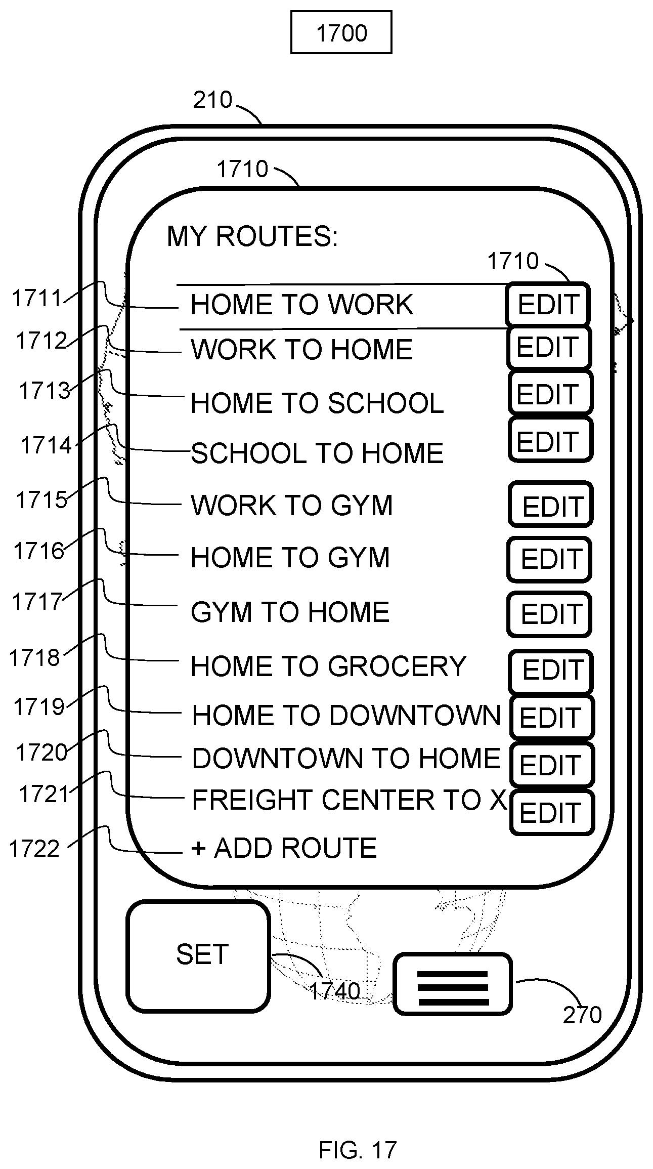 Patent US12591926 Figure 17 – Method and system for determining financial swap payment structure for one or more virtual transportation capacity units