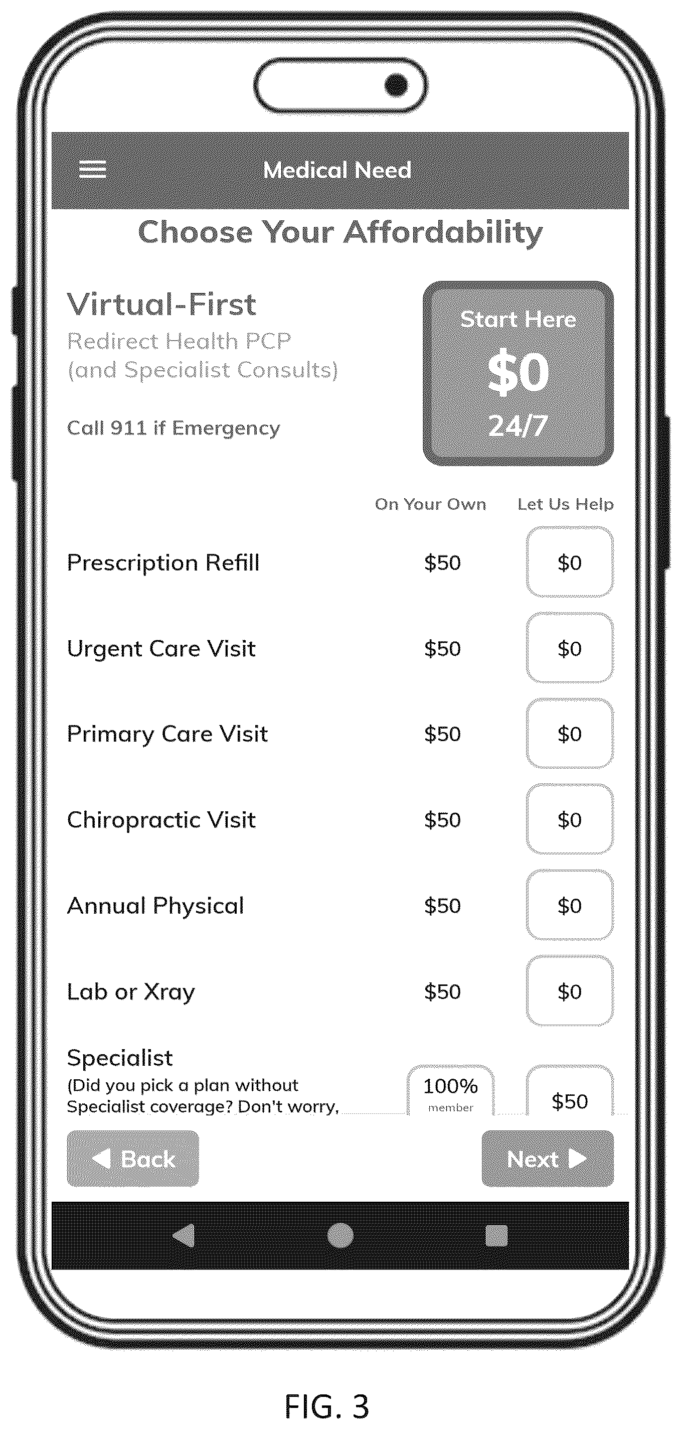 Patent US12591937 Figure 3 – Integrated data and predictive outputs for small business healthcare solutions