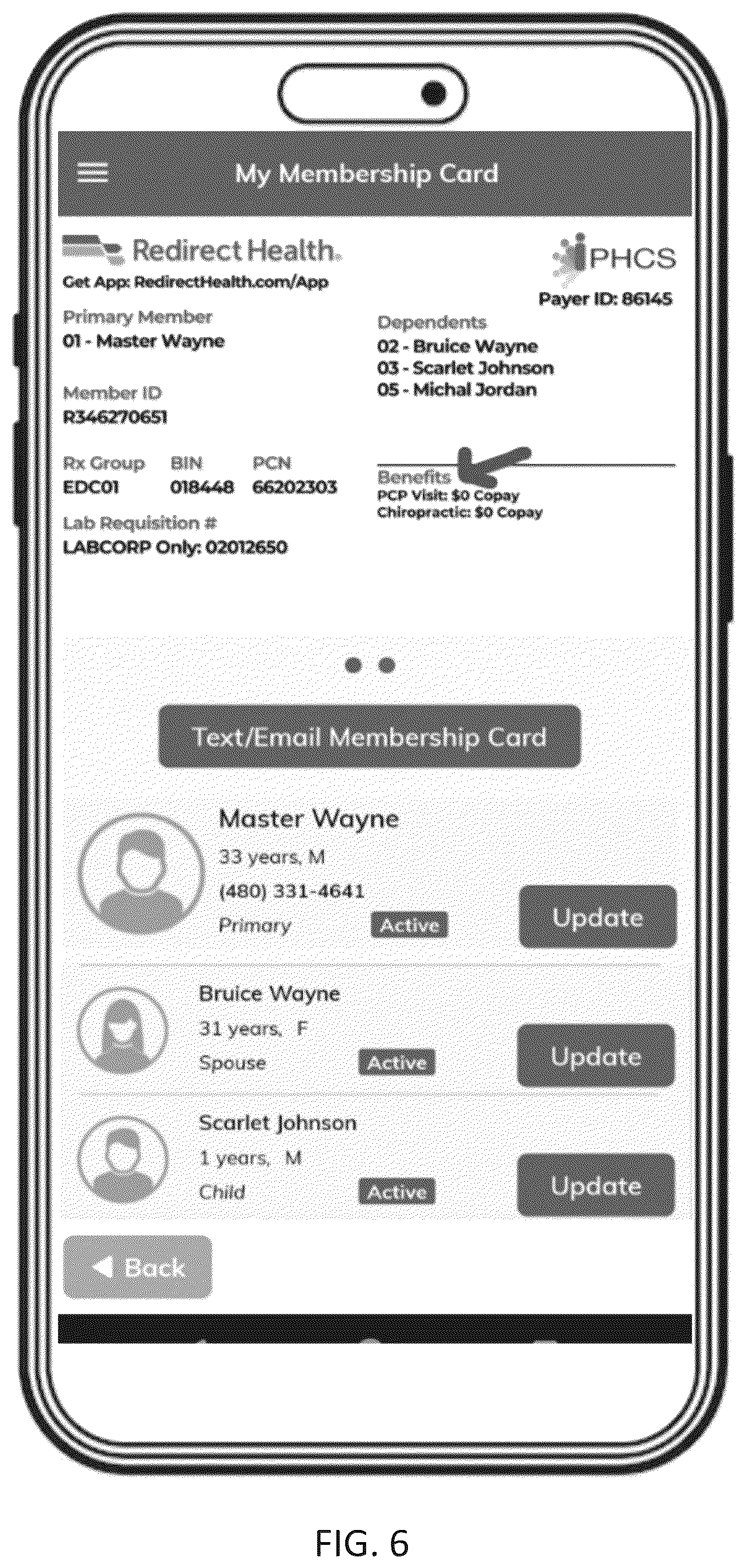 Patent US12591937 Figure 6 – Integrated data and predictive outputs for small business healthcare solutions