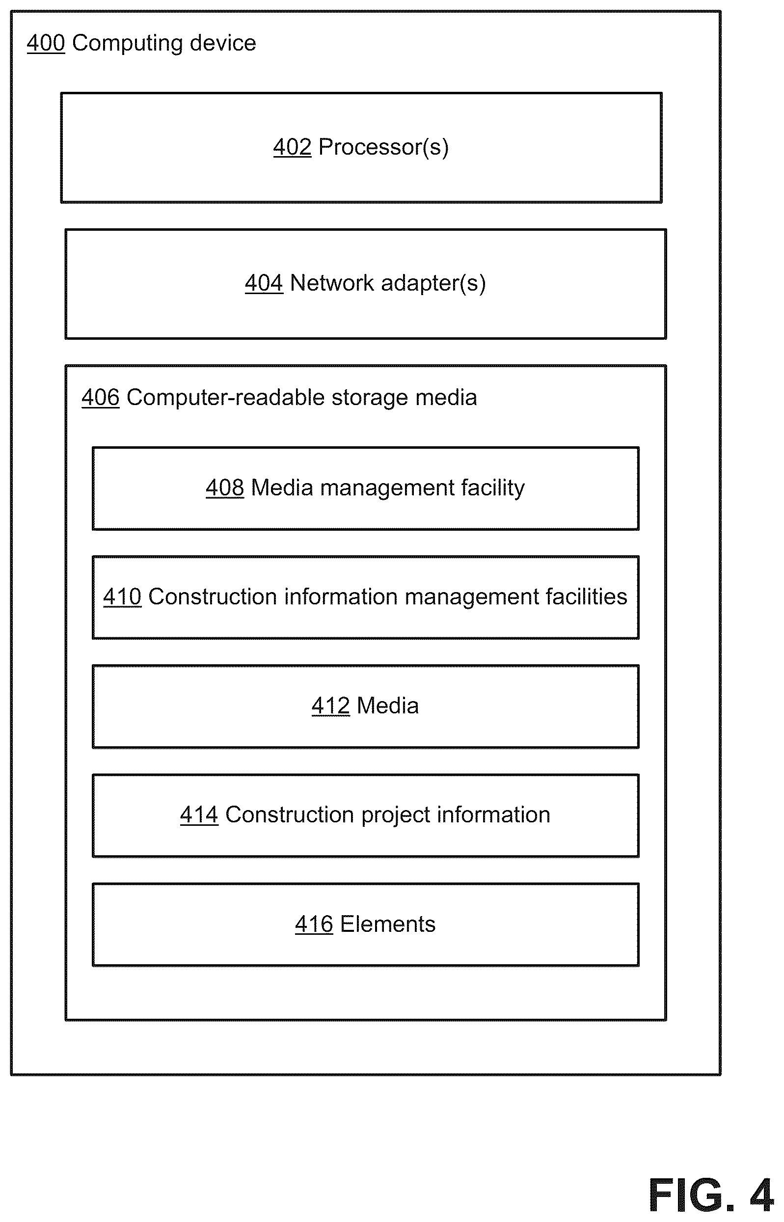 Patent US12591941 Figure 4 – Media management system