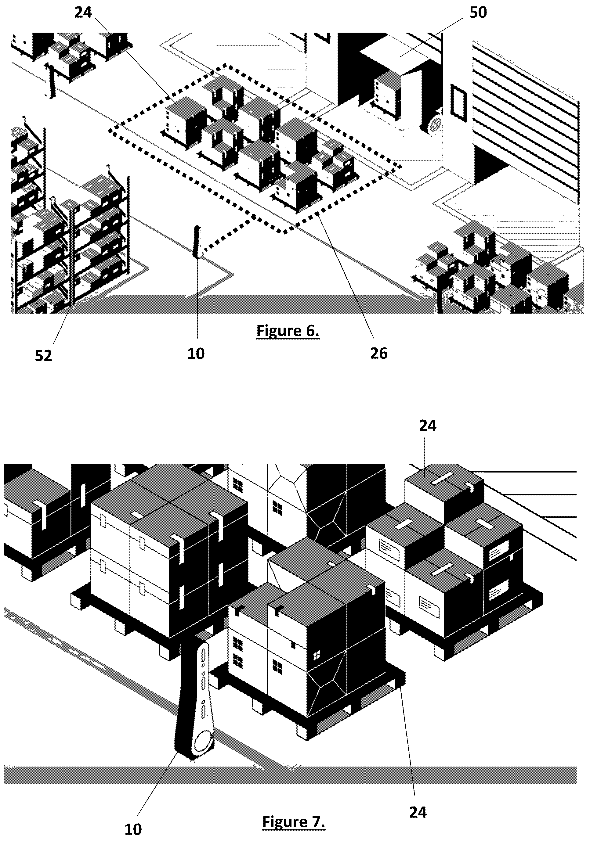 Patent US12591992 Figure 4 – Method for measuring and analyzing packages for storage