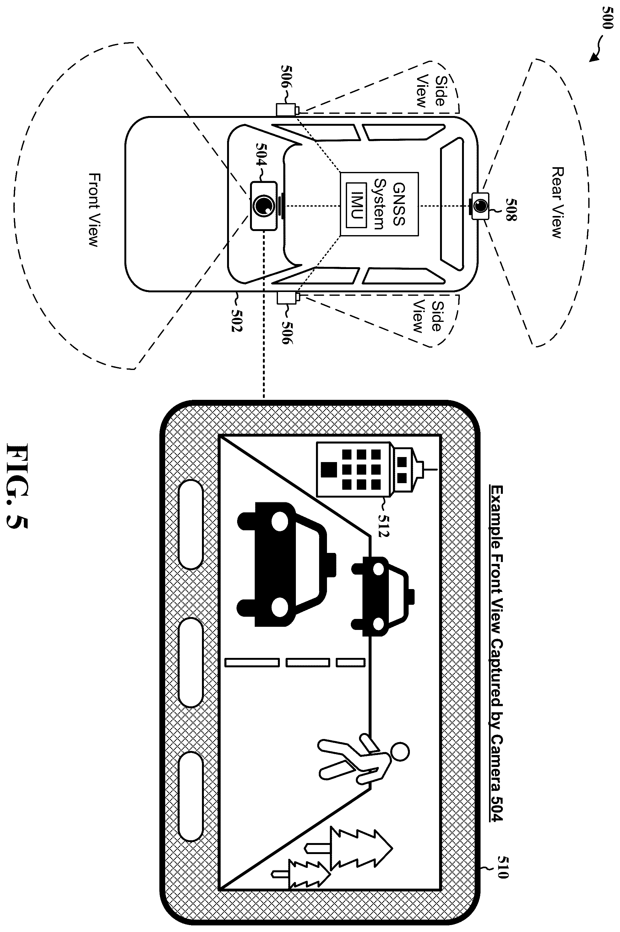 Patent US12591994 Figure 5 – Using light and shadow in vision-aided precise positioning