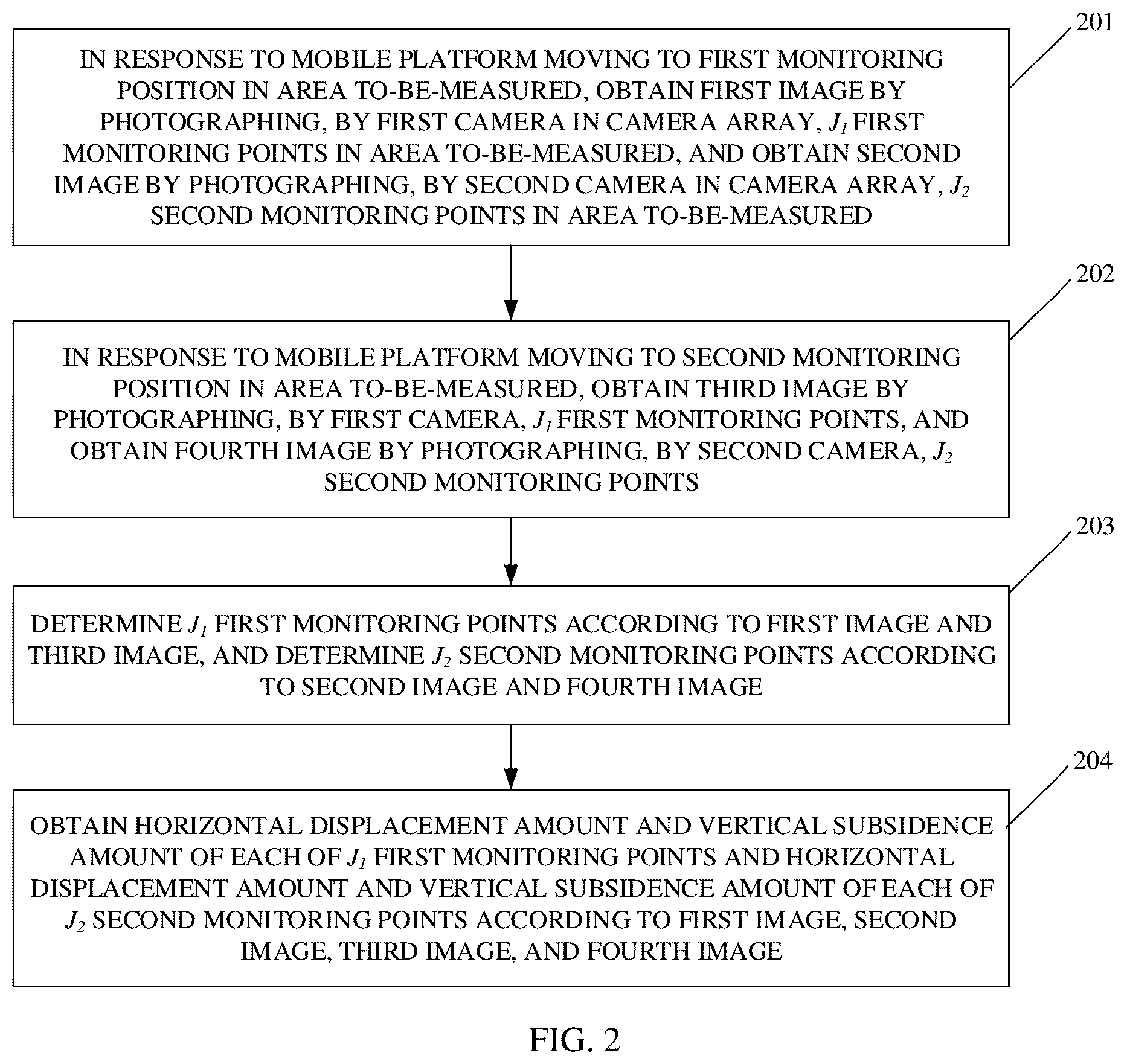 Patent US12591995 Figure 2 – Method and apparatus for deformation measurement, electronic device, and storage medium