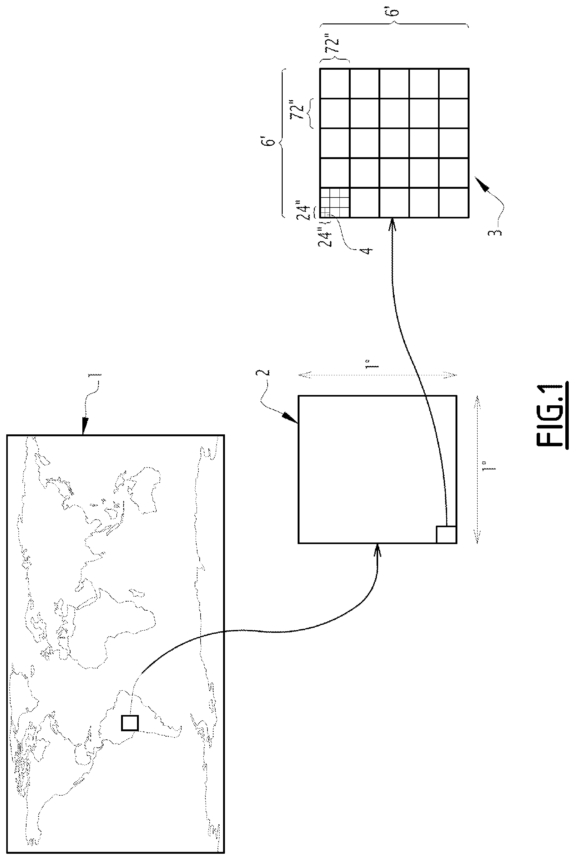 Patent US12592003 — Methods for the compression and decompression of a digital terrain model file; associated compressed and decompressed files and associated computer program product — Figure 1