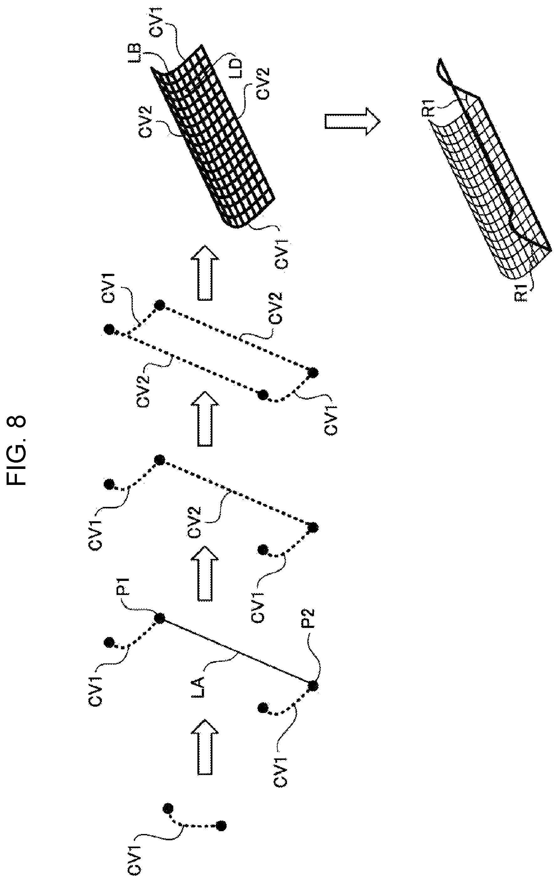 Patent US12592004 Figure 8 – Image processing device and image processing method