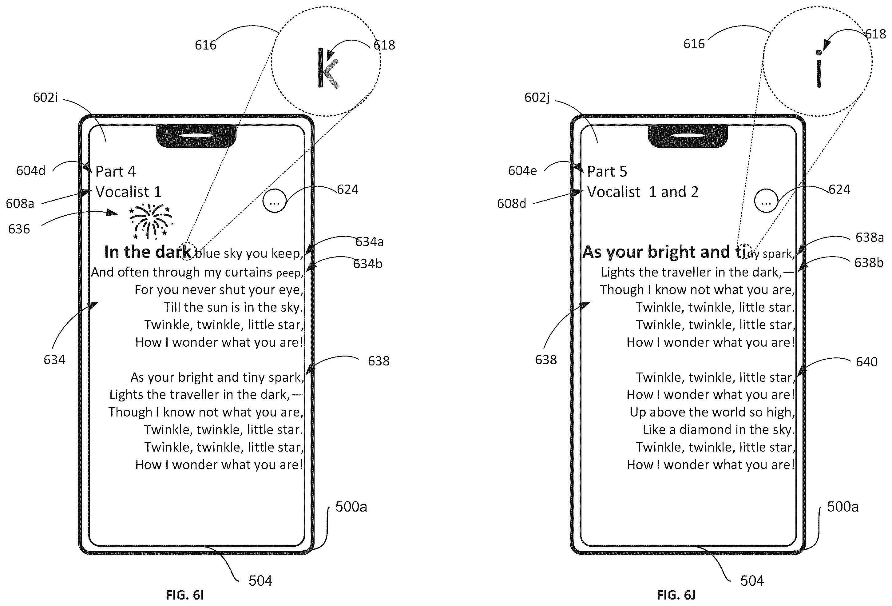 Patent US12592007 Figure 14 – Lyrics and karaoke user interfaces, methods and systems