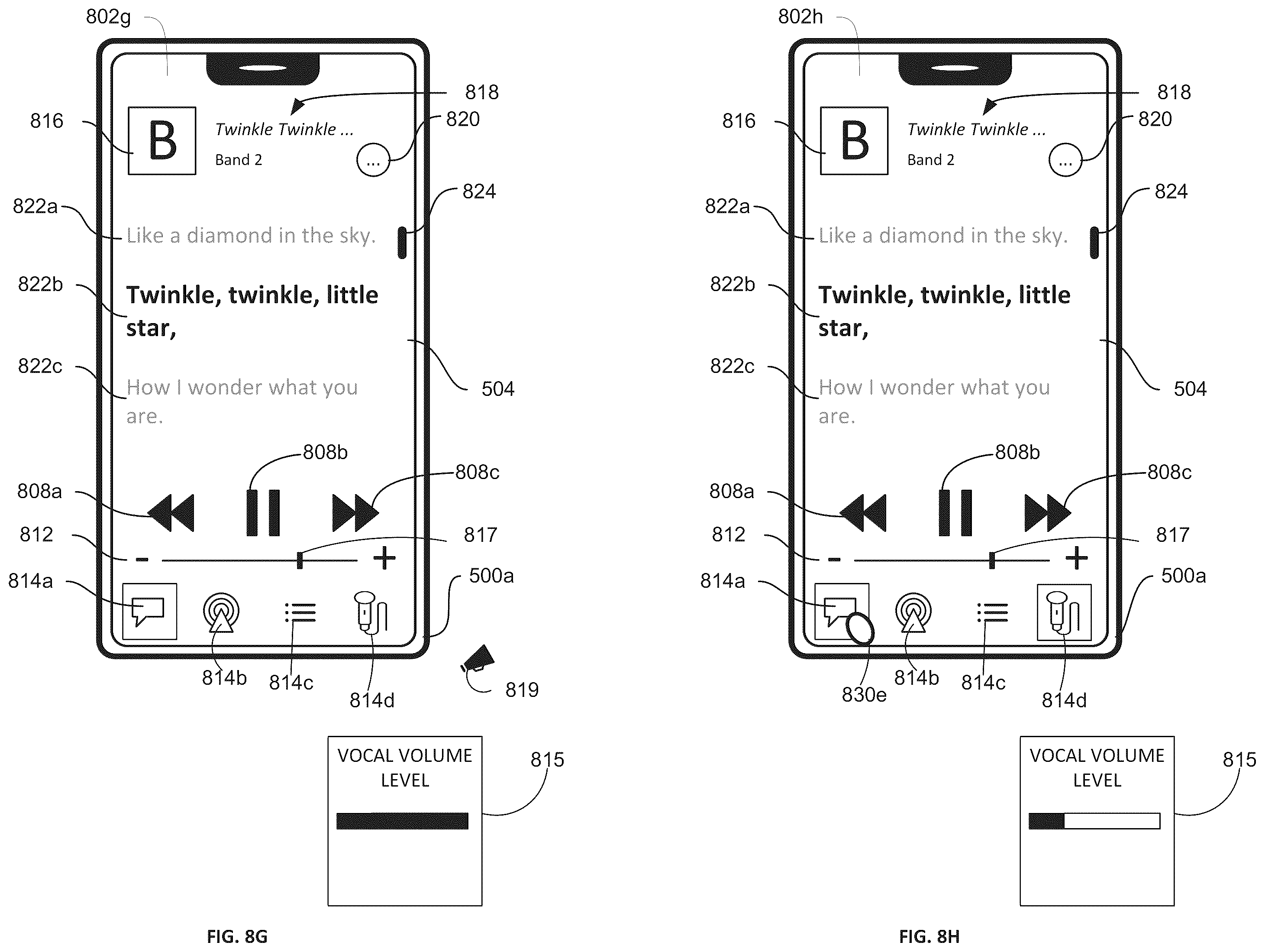 Patent US12592007 Figure 20 – Lyrics and karaoke user interfaces, methods and systems