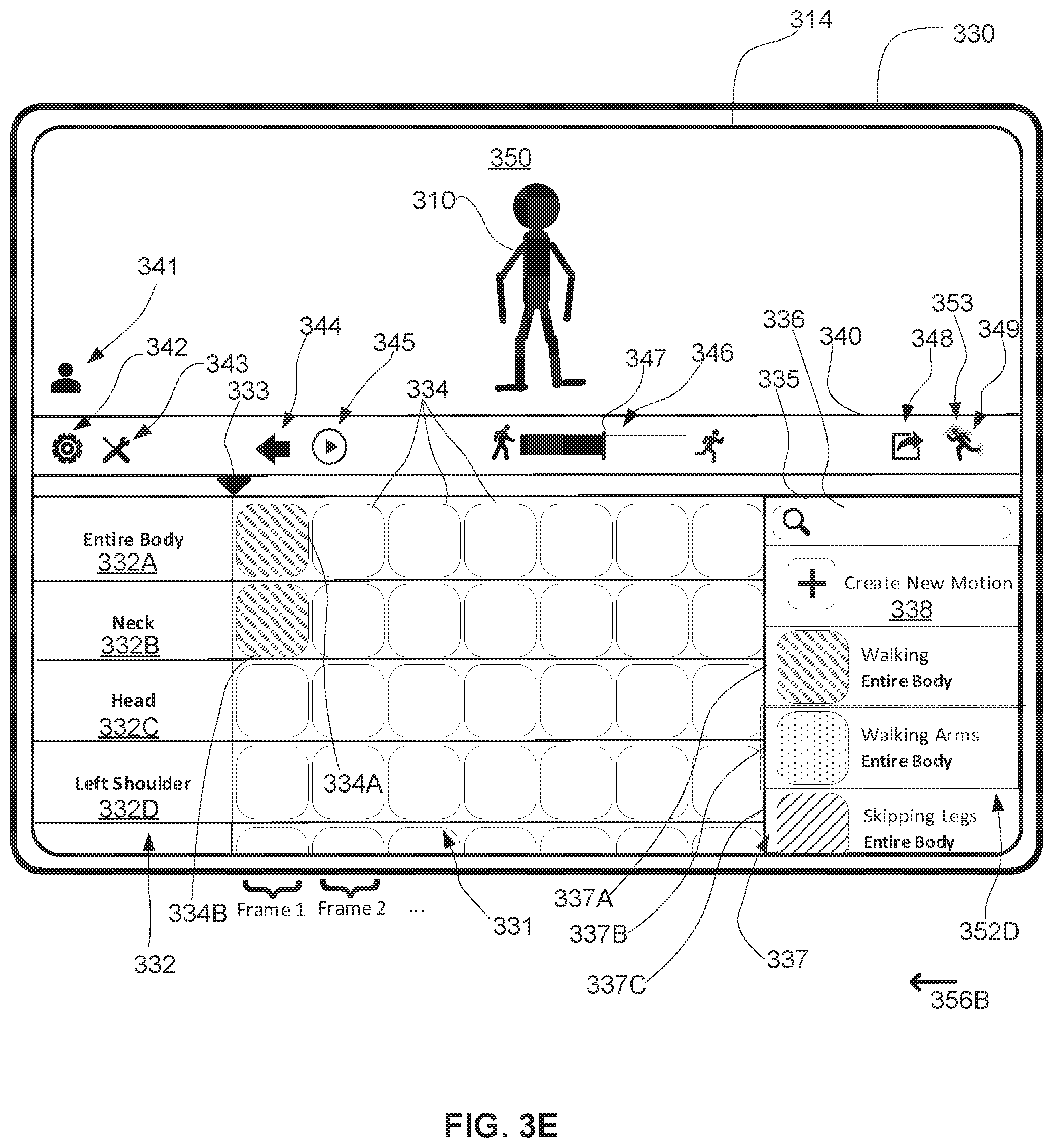 Patent US12592019 Figure 7 – Systems, methods and graphical user interfaces for motion editing and animation applications