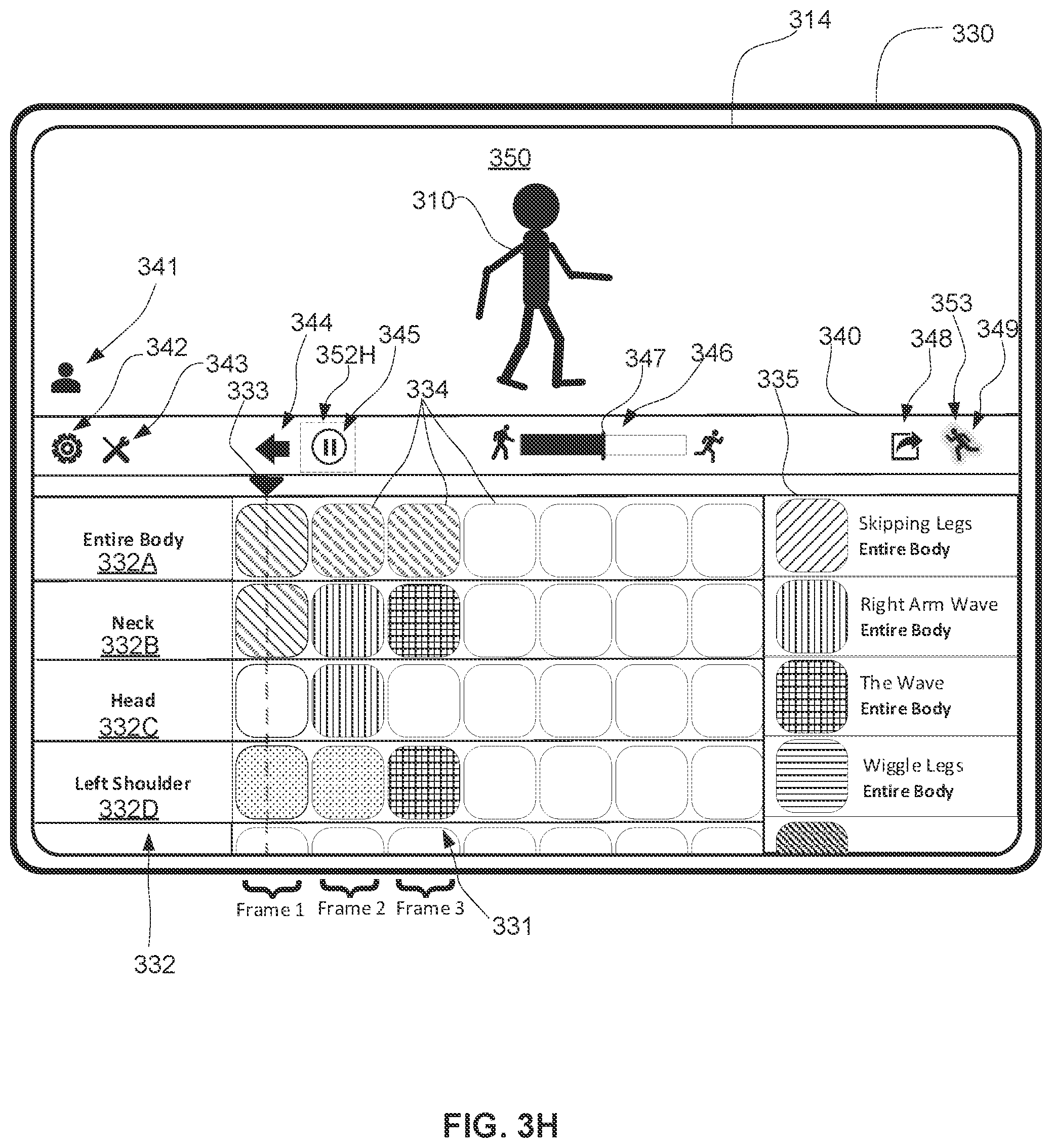 Patent US12592019 Figure 10 – Systems, methods and graphical user interfaces for motion editing and animation applications