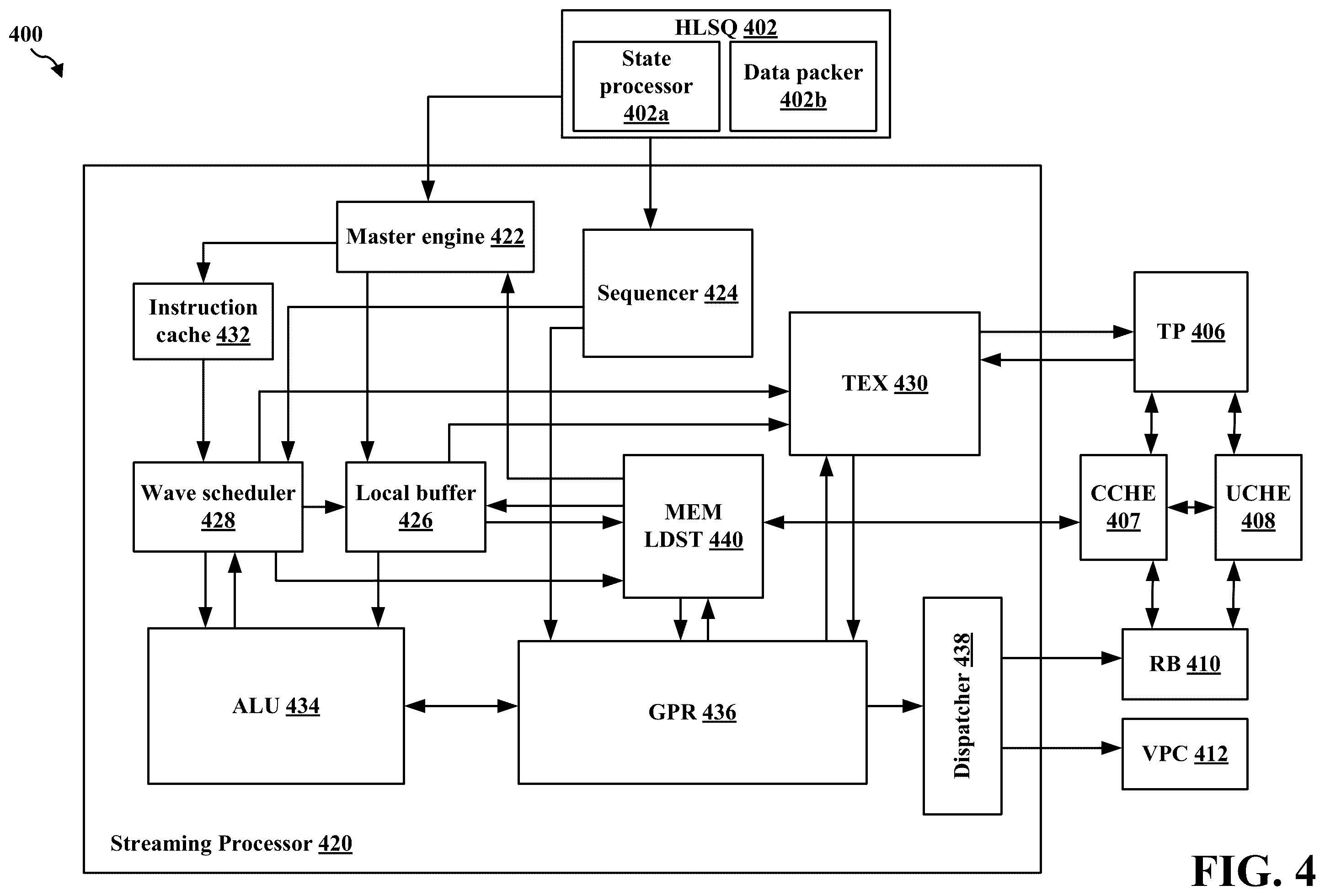Patent US12592022 Figure 4 – Integration cache for three-dimensional (3D) reconstruction
