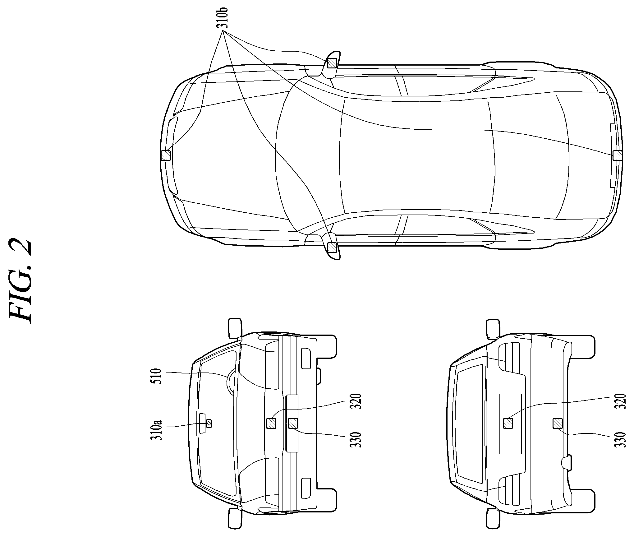 Patent US12592037 Figure 2 – Route guidance device and route guidance system based on augmented reality and mixed reality