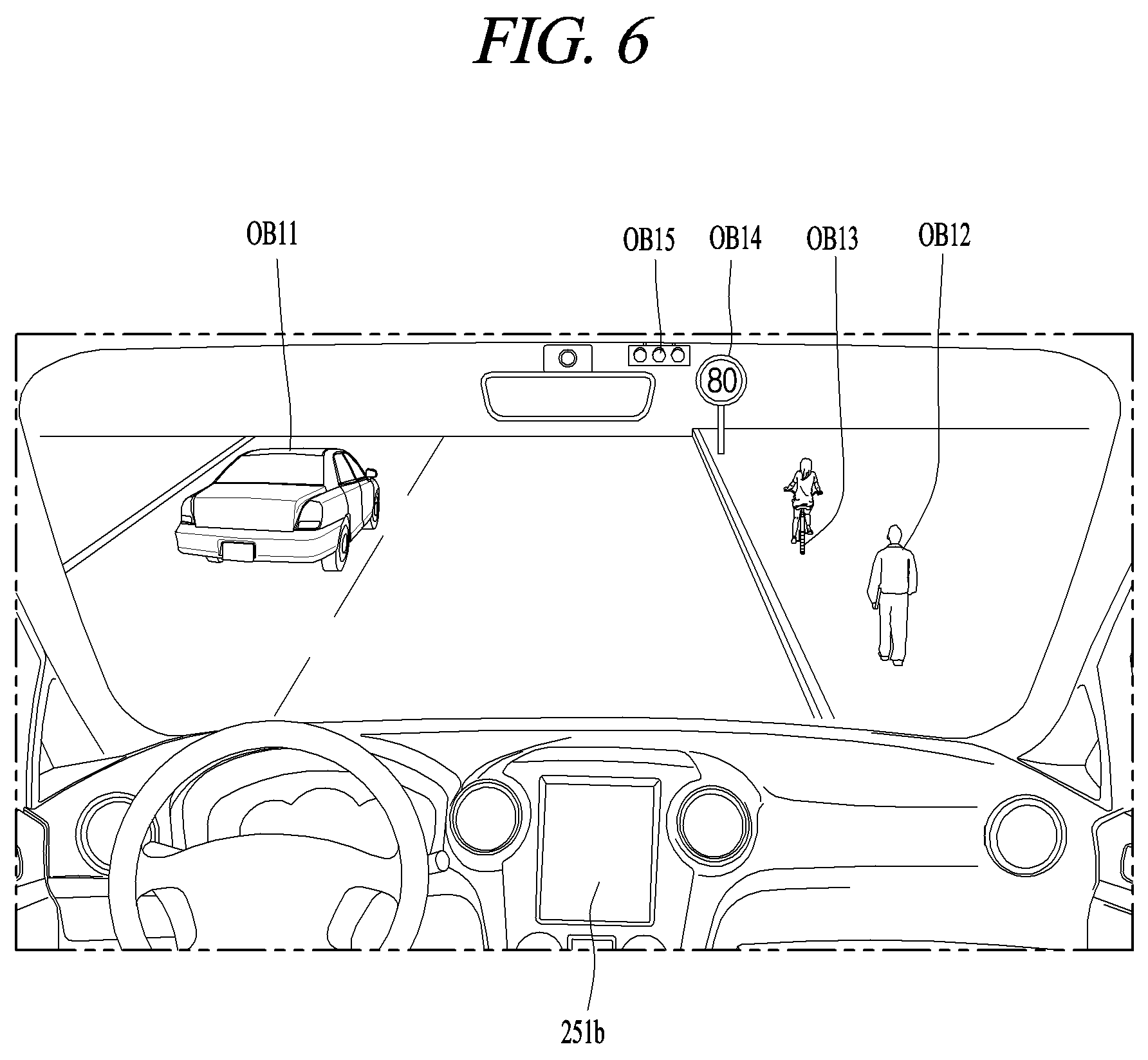 Patent US12592037 Figure 6 – Route guidance device and route guidance system based on augmented reality and mixed reality