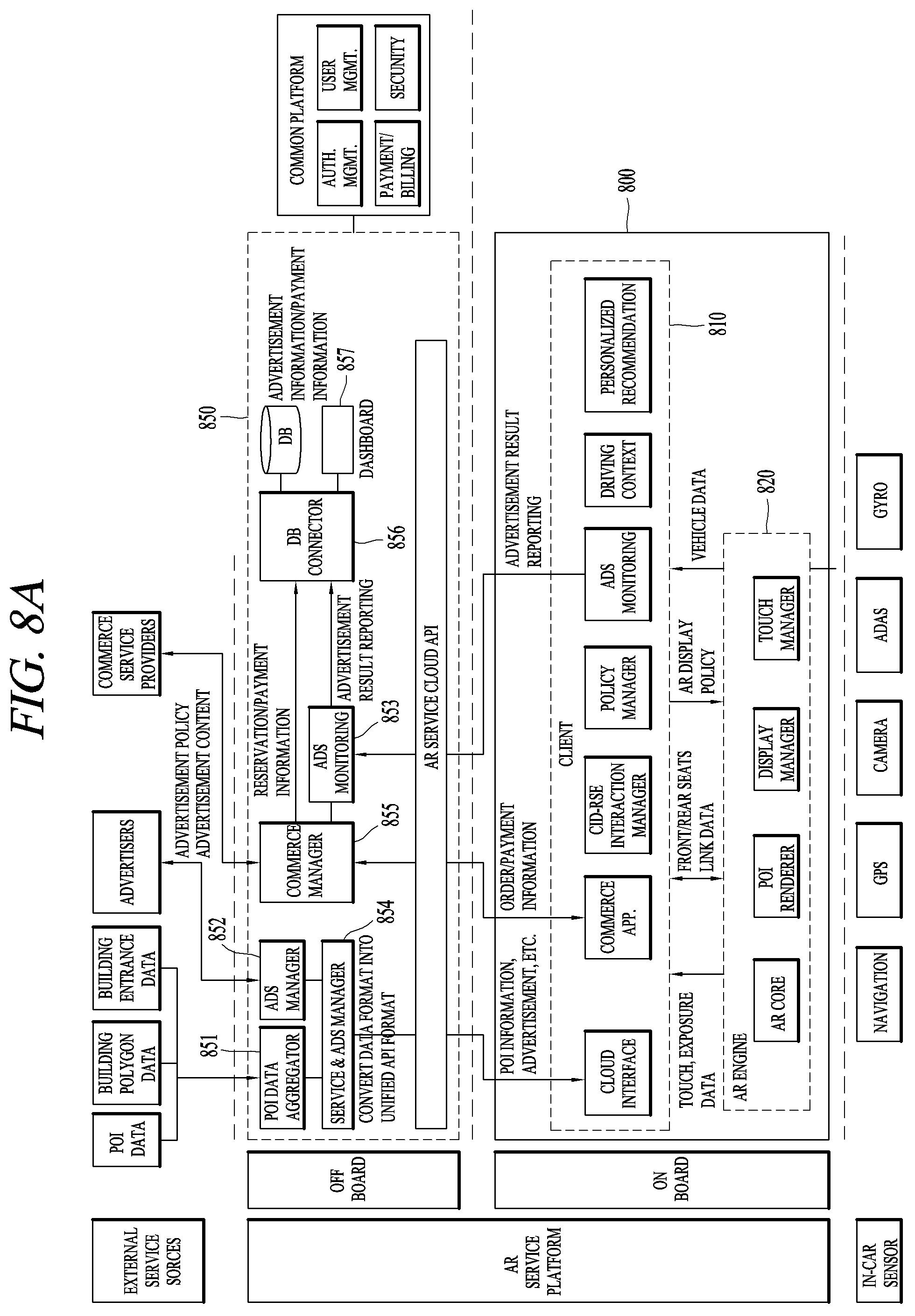 Patent US12592037 Figure 8 – Route guidance device and route guidance system based on augmented reality and mixed reality
