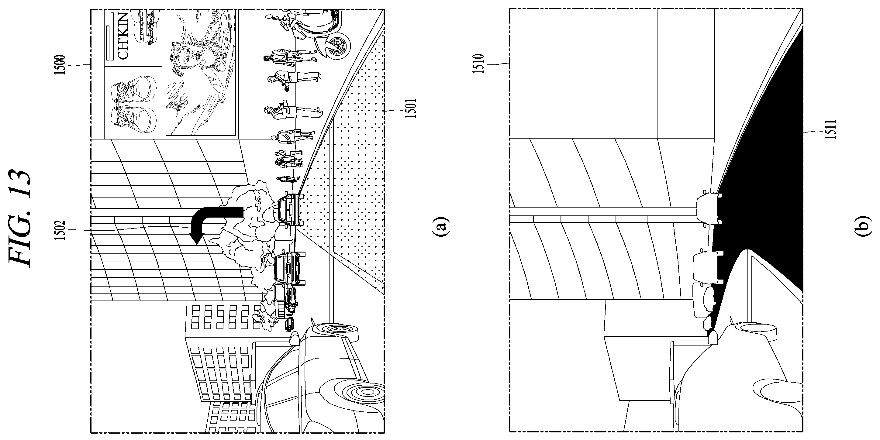 Patent US12592037 Figure 16 – Route guidance device and route guidance system based on augmented reality and mixed reality
