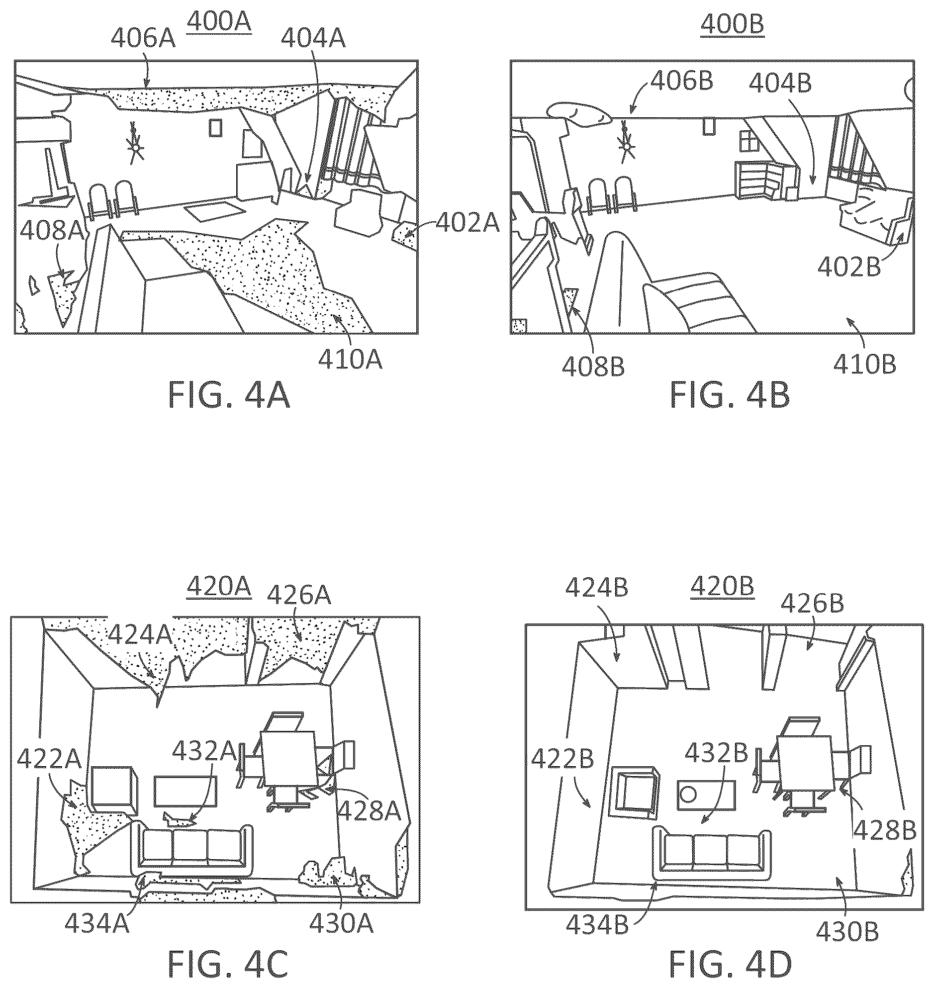 Patent US12592038 Figure 4 – Editable semantic map with virtual camera for mobile robot learning