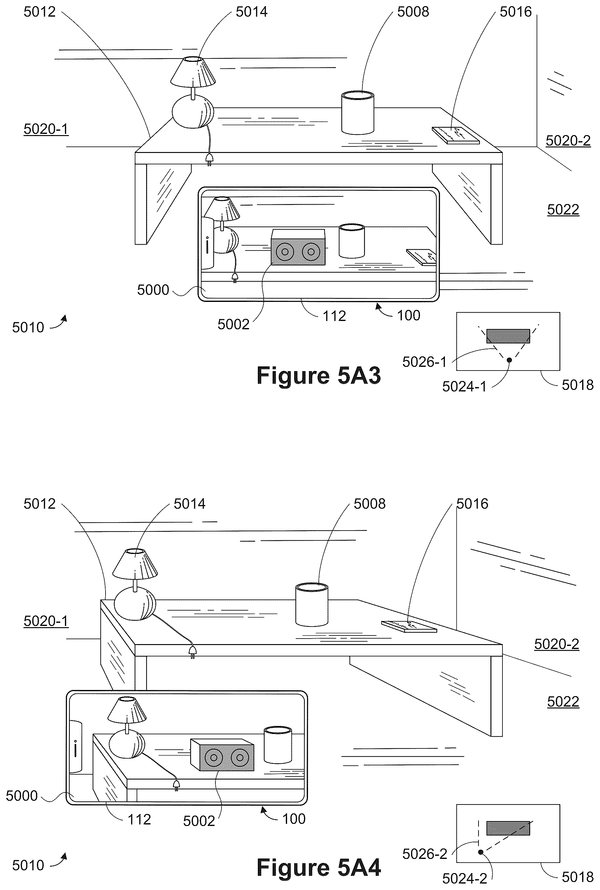 Patent US12592043 Figure 11 – Systems, methods, and graphical user interfaces for displaying and manipulating virtual objects in augmented reality environments