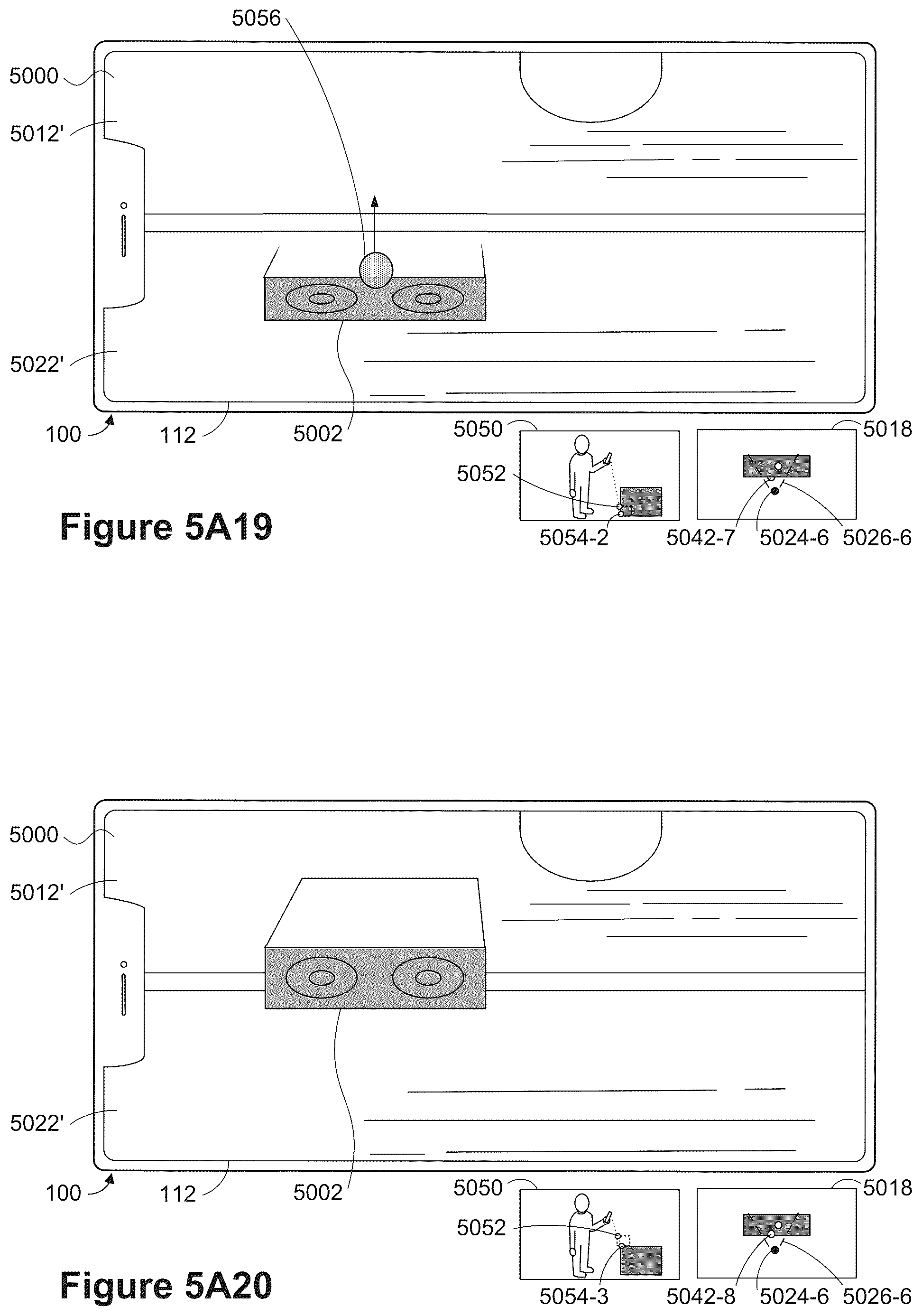 Patent US12592043 Figure 19 – Systems, methods, and graphical user interfaces for displaying and manipulating virtual objects in augmented reality environments