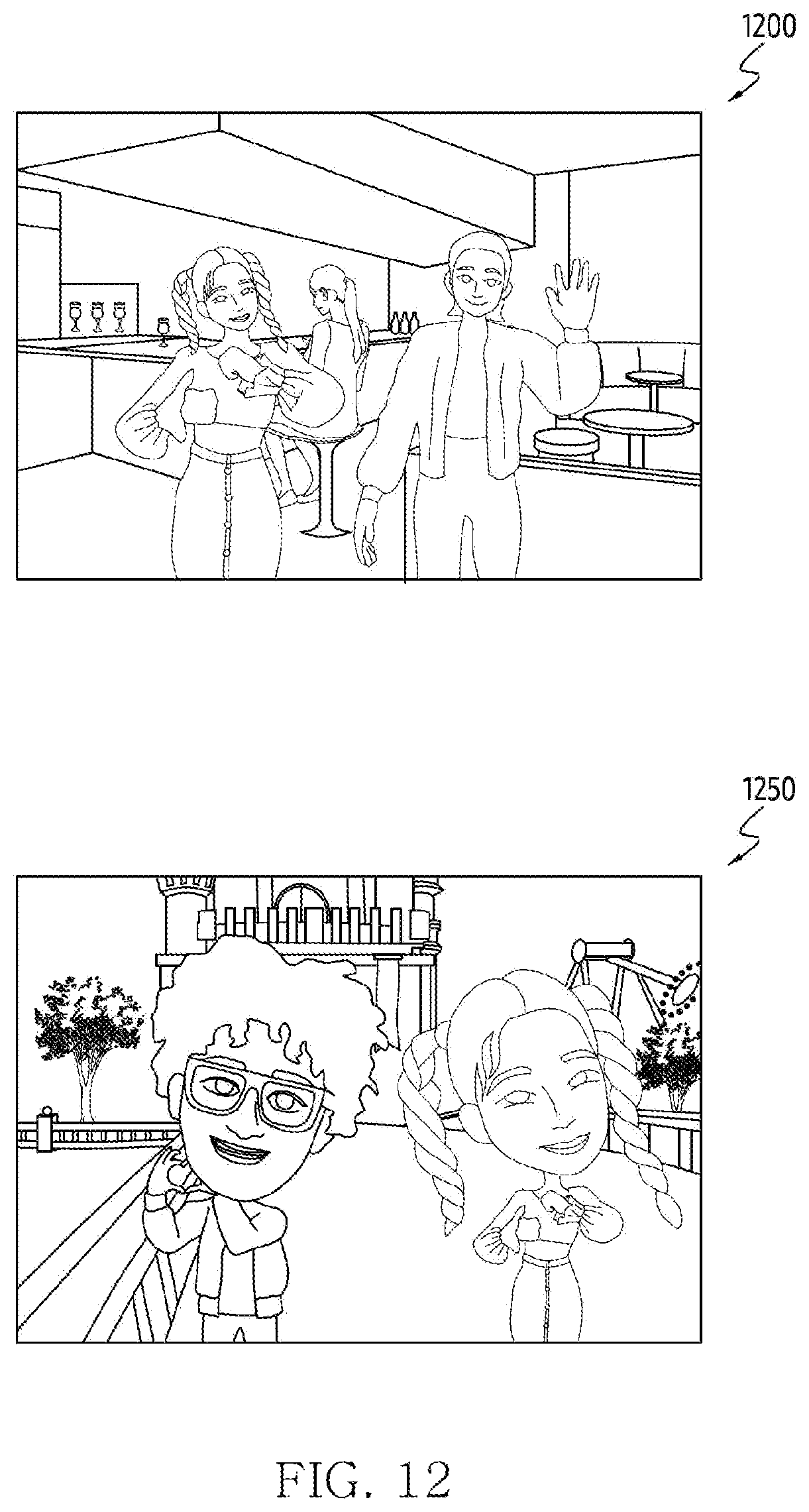 Patent US12592049 Figure 18 – Electronic device and method for displaying image in virtual environment